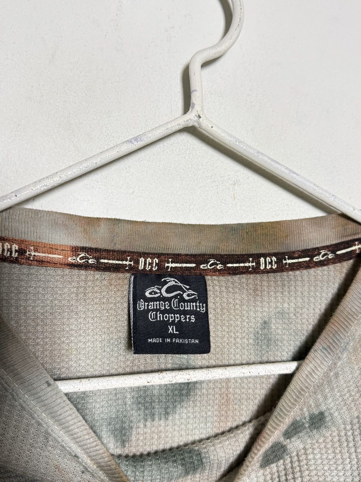Harley Davidson Orange County Choppers y2k waffle thermal longsleeve Size US L / EU 52-54 / 3 - 5 Thumbnail