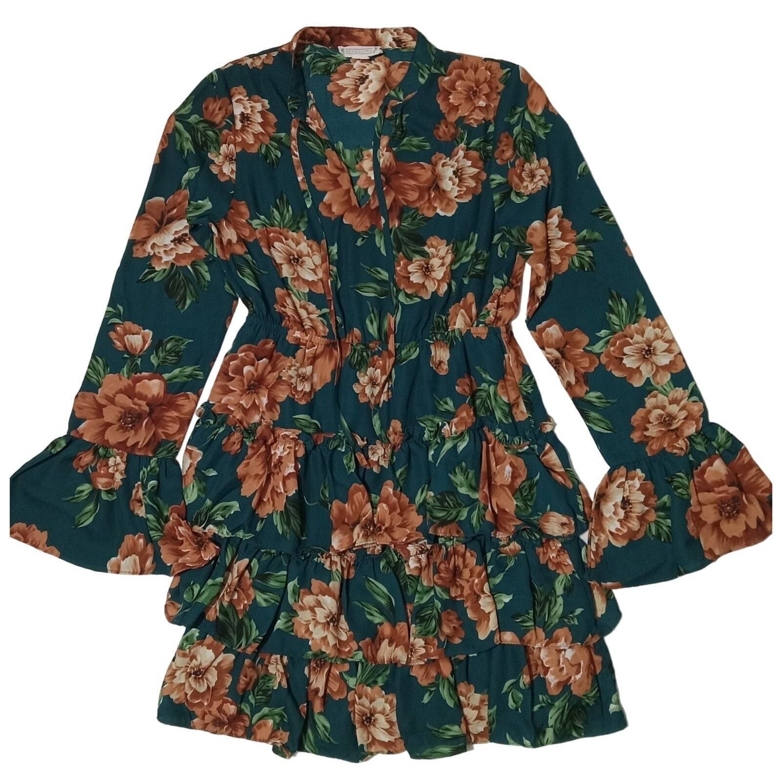 & Other Stories Loveriche Dress S Women's Floral Tunic Long Sleeve Ruffle Size S / US 4 / IT 40 - 1 Thumbnail