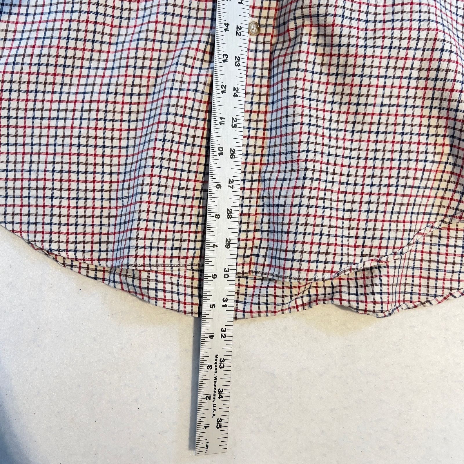 Ralph Lauren Ralph Lauren Button Shirt Men XL Classic Fit Red Brown Blue Size US L / EU 52-54 / 3 - 6 Thumbnail