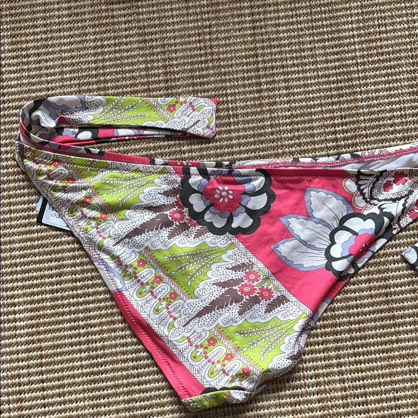 Blumarine NWT Blumarine Floral Bikini Set in Pink and Green Size L Size ONE SIZE - 5 Thumbnail