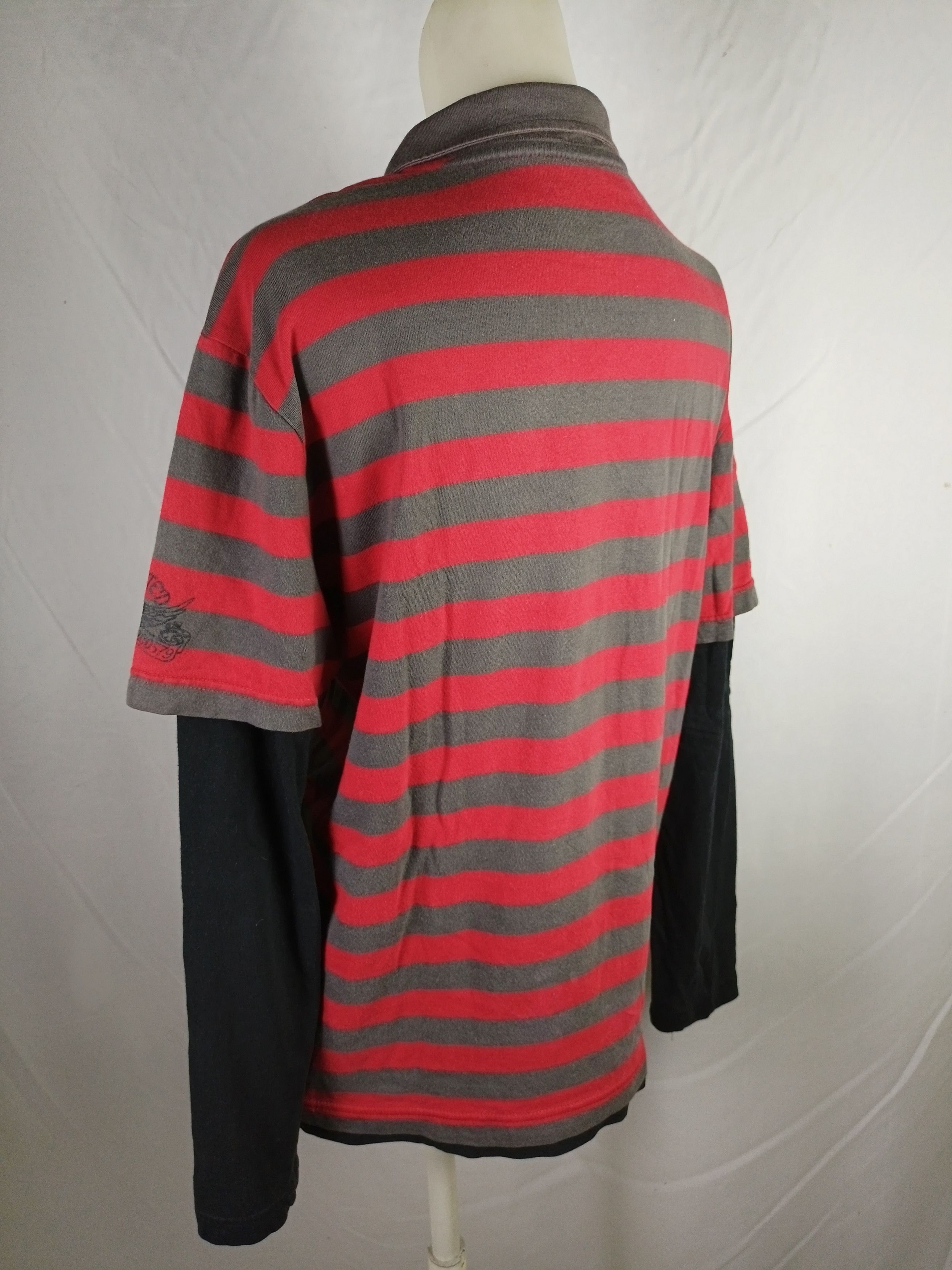 If Six Was Nine × Japanese Brand Design United Double Layers Long Sleeve Stripe Size US L / EU 52-54 / 3 - 18 Thumbnail