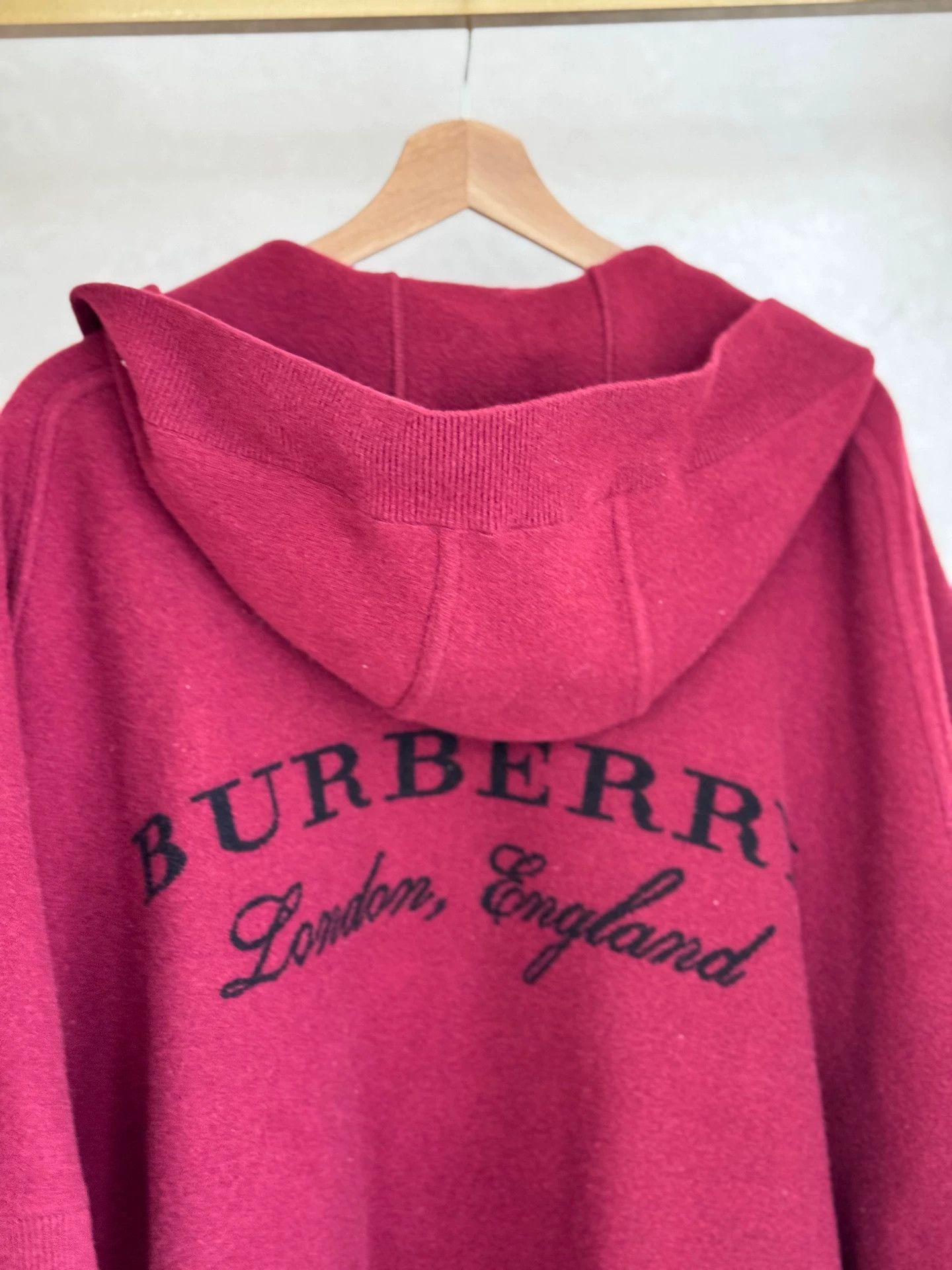 Burberry Burberry Red Wool Cloak 99 New 150x120 Size ONE SIZE - 2 Thumbnail