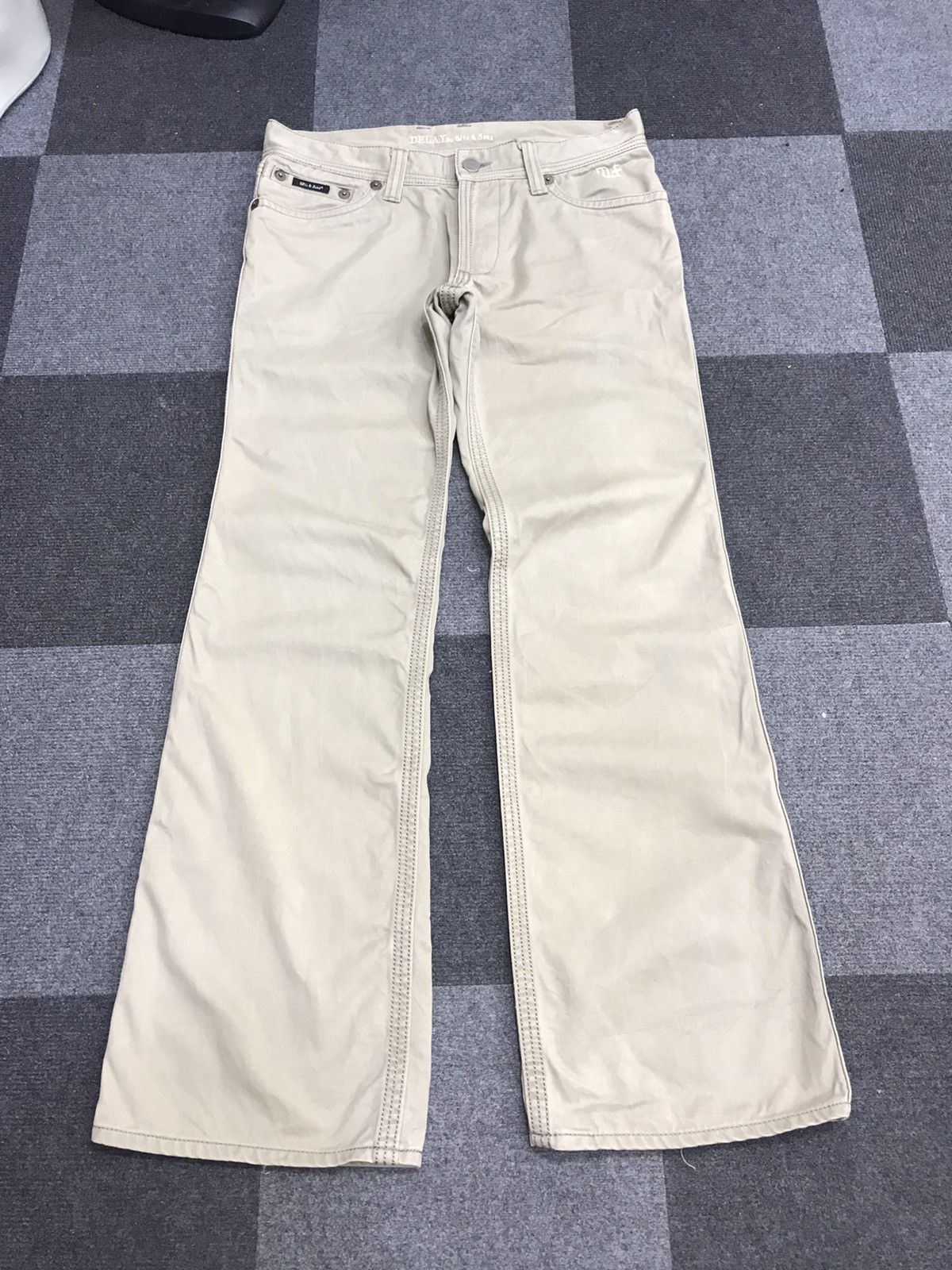 image of Flaree Fin&sons Japan Pant in Khaki, Men's (Size 32)