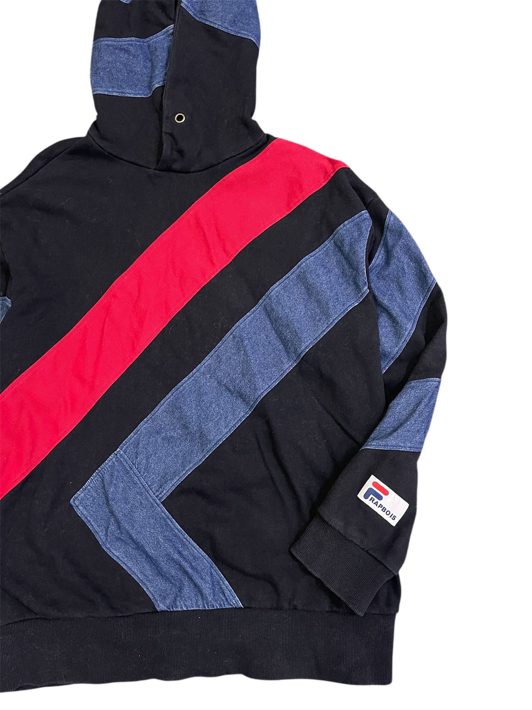 Frapbois Fila x Frapbois (Issey Miyake) Pullover Hoodie Red Blue Size US S / EU 44-46 / 1 - 9 Thumbnail