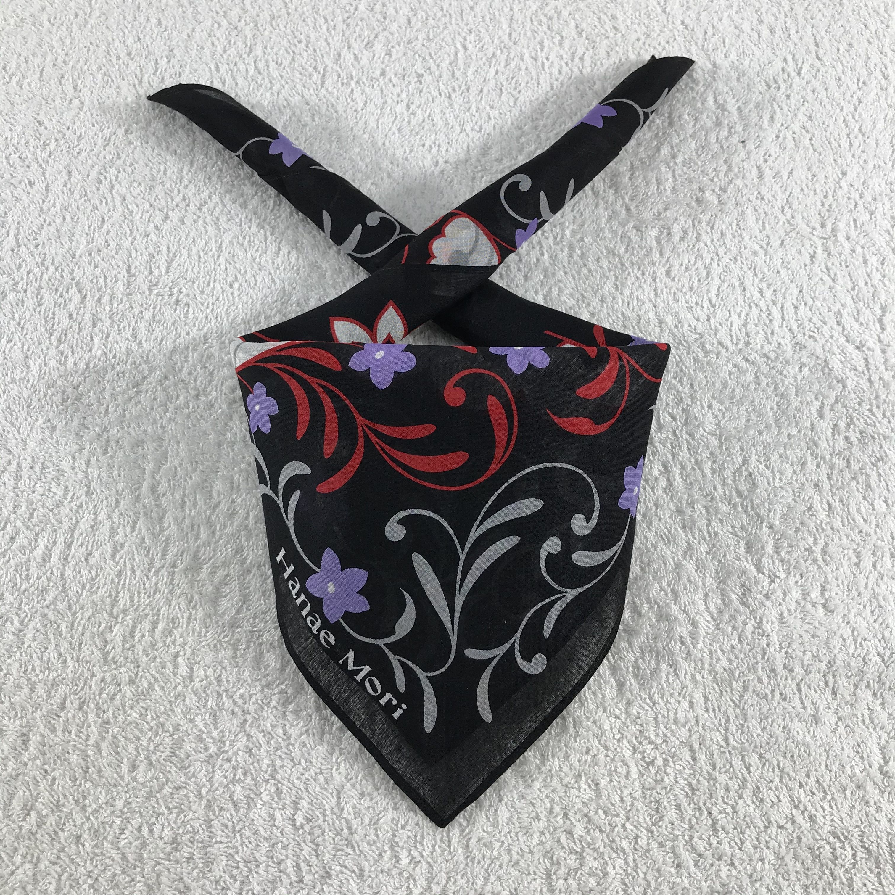 Hanae Mori × Vintage Hanae Mori Bandana / Handkerchief / Neckerchief - S341 Size ONE SIZE - 3 Thumbnail