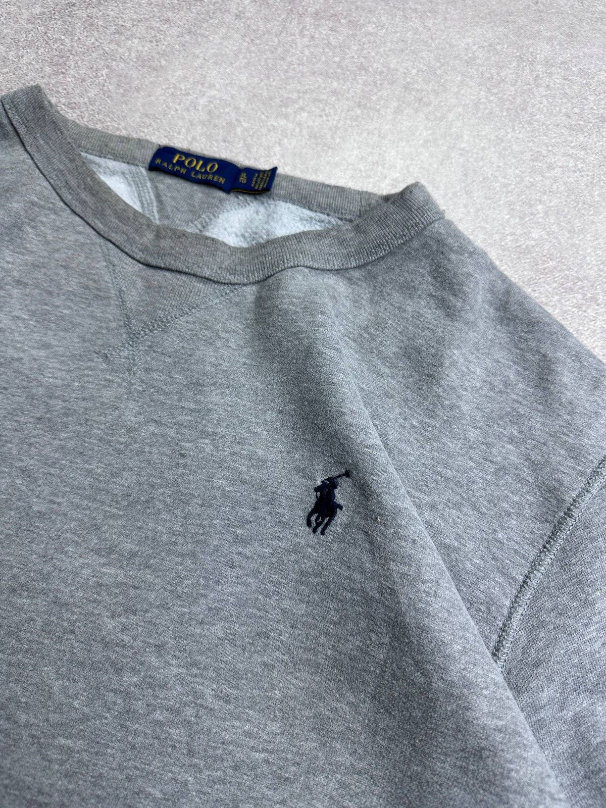 Polo Ralph Lauren Vintage Polo Ralph Lauren Grey Boxy Sweatshirt Y2K XL Size US XL / EU 56 / 4 - 4 Thumbnail