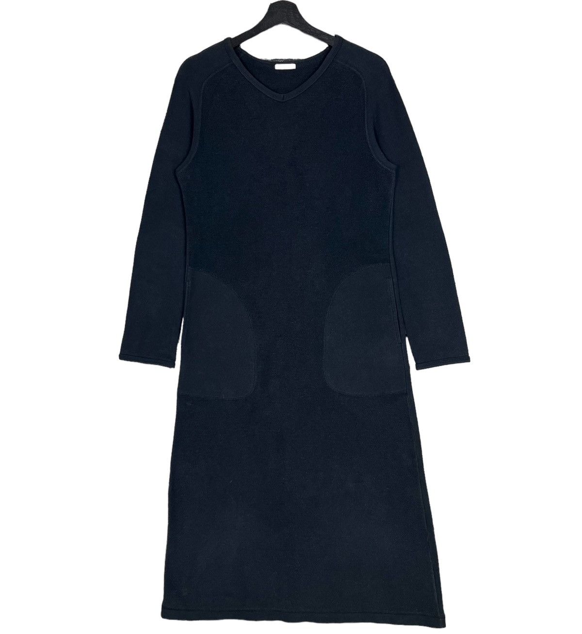 image of Y’S For Living By Yohji Yamamoto Women’S Cotton Maxi Dress in Black, Women's (Size Medium)
