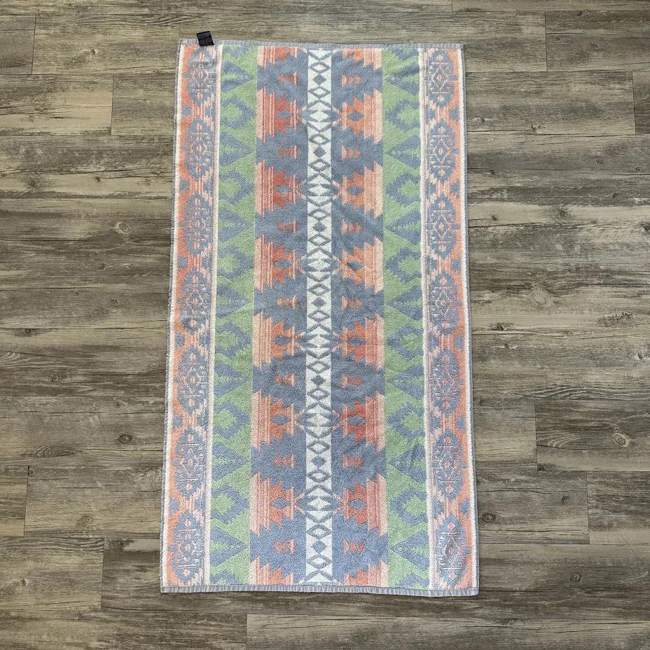 Polo Ralph Lauren Vintage Polo Ralph Lauren Aztec South Western Towel 50x27 Size ONE SIZE - 3 Thumbnail