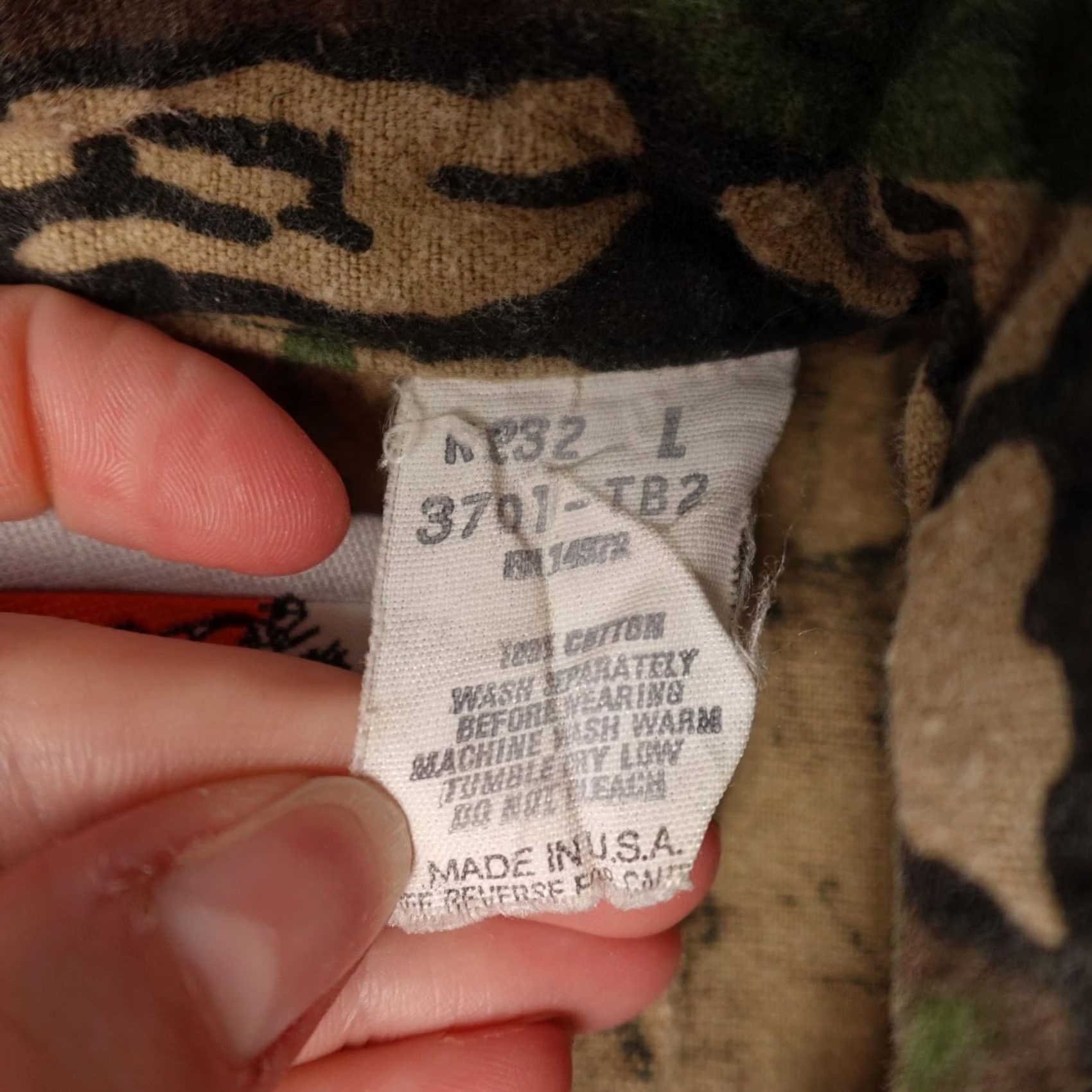 Vintage VINTAGE Winchester Shirt Mens L Brown Camo Flannel Button Up Hunting 90s Size US L / EU 52-54 / 3 - 3 Thumbnail