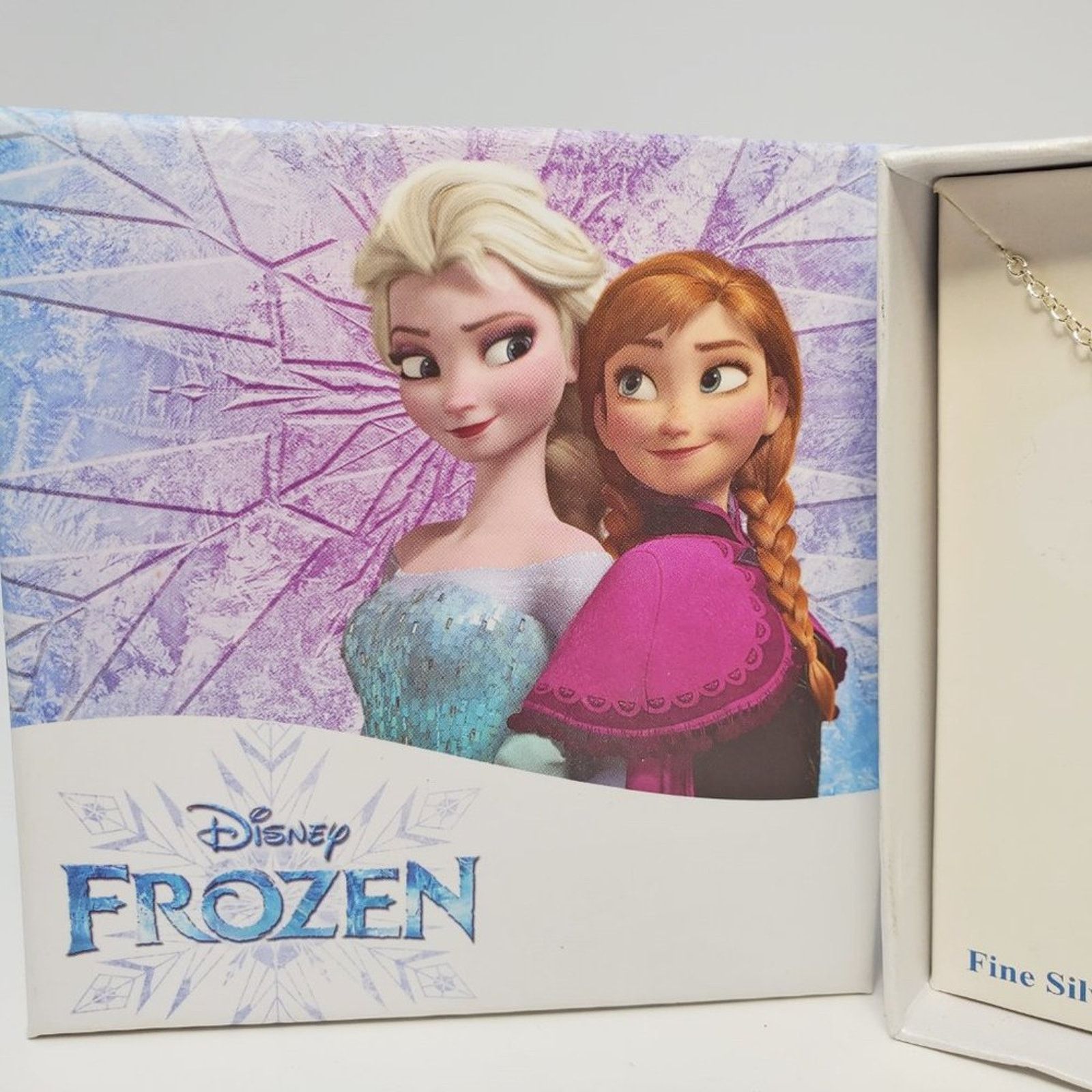 Disney Disney Frozen Elsa Shaker Necklace Silver Blue Snowflake Size ONE SIZE - 3 Thumbnail