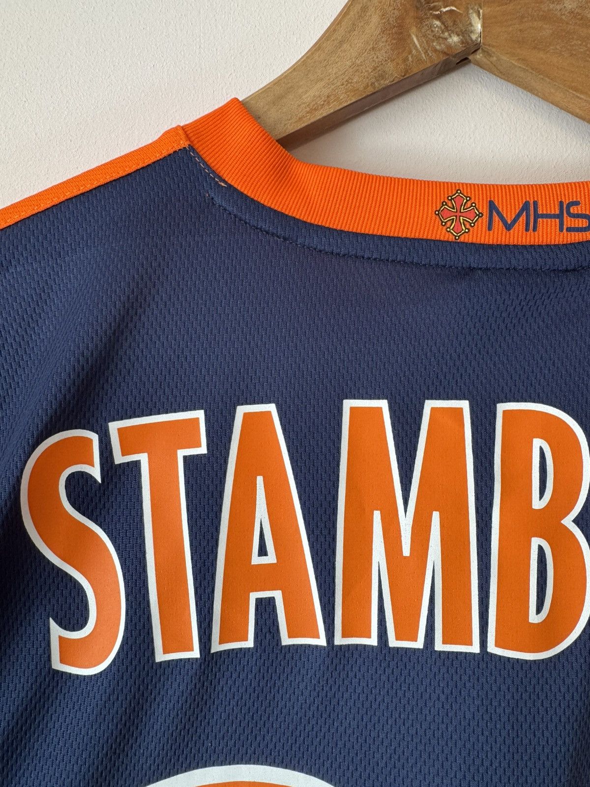 Nike Stambouli #22 Montpellier 2013-2014 Home Soccer Jersey Shirt Size US M / EU 48-50 / 2 - 13 Thumbnail