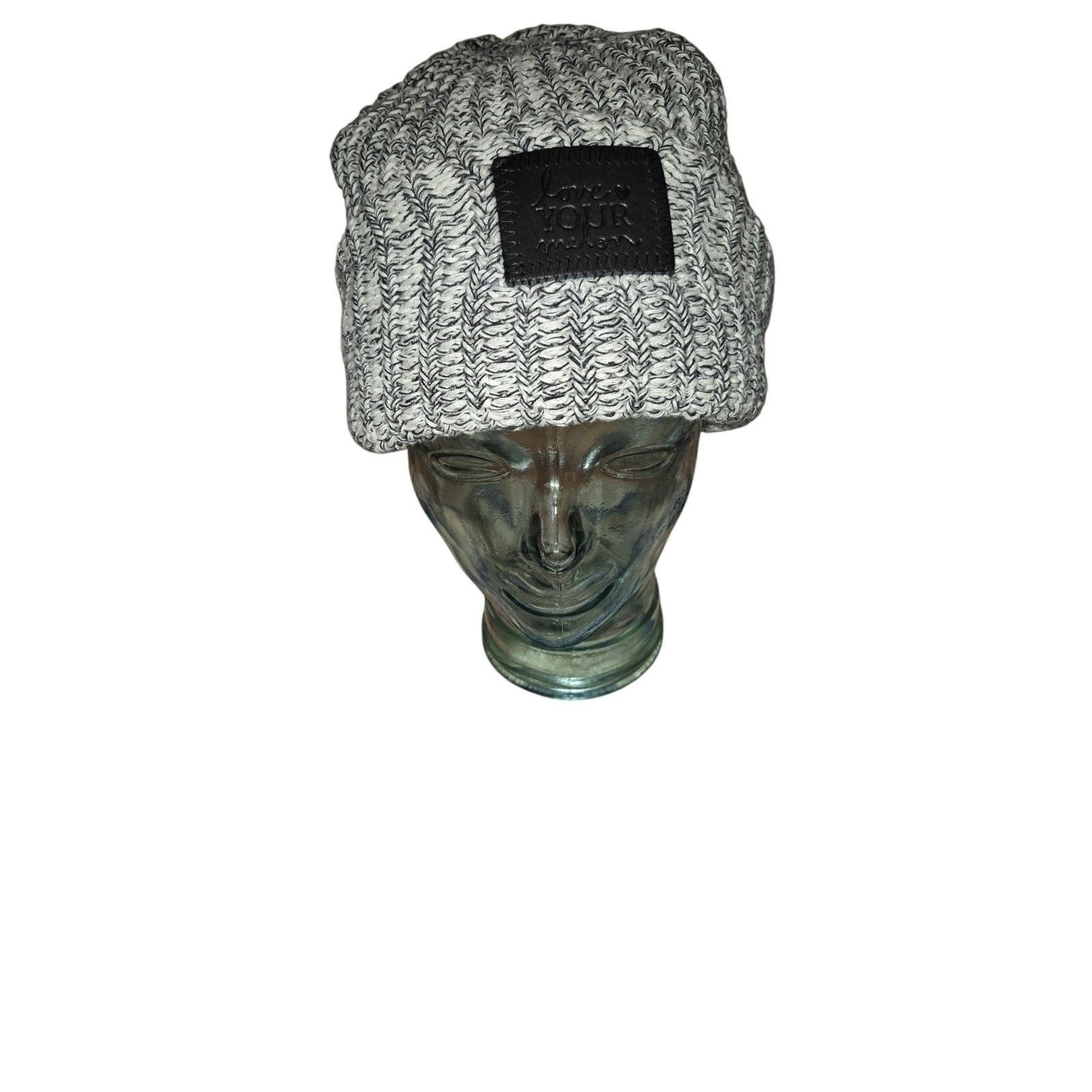 Other Love Your Melon Unisex Beanie Black Speckled Cuffed Beanie H Size ONE SIZE - 6 Thumbnail