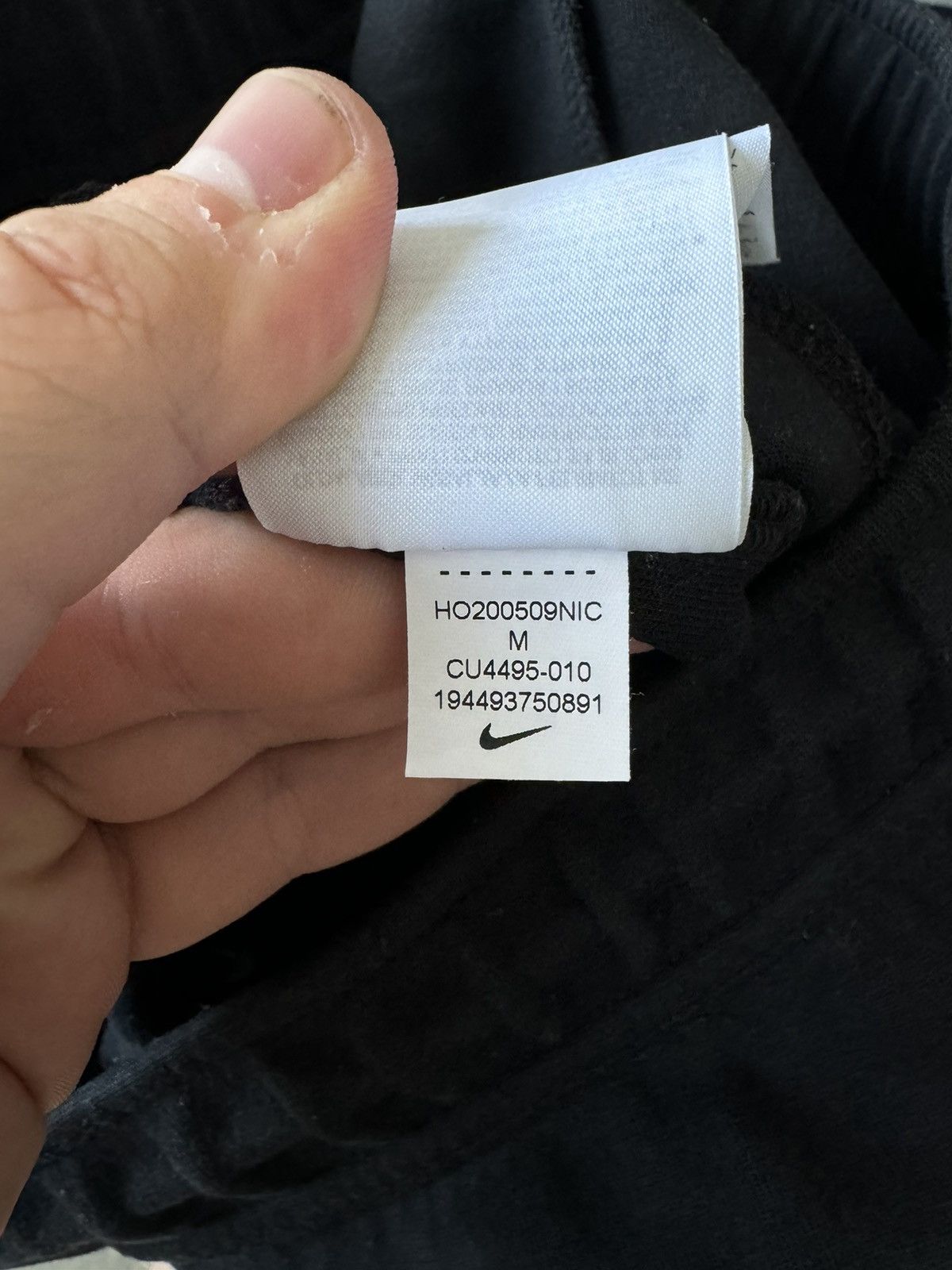 Nike Mens Nike Tech Fleece Black Sweet Pants Size US 30 / EU 46 - 17 Thumbnail