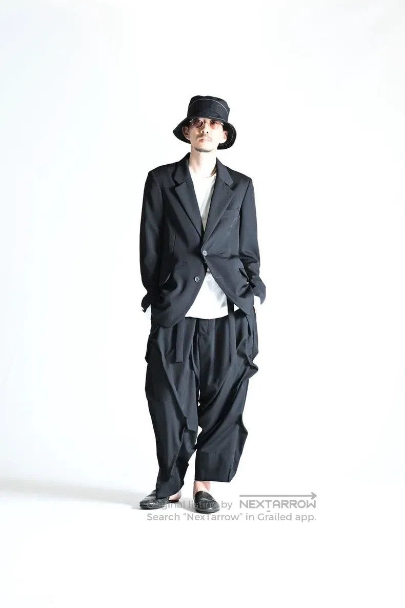 Yohji Yamamoto Yohji Yamamoto size 2 24SS irregularly pleated triacetate p Size US 28 / EU 44 - 4 Thumbnail