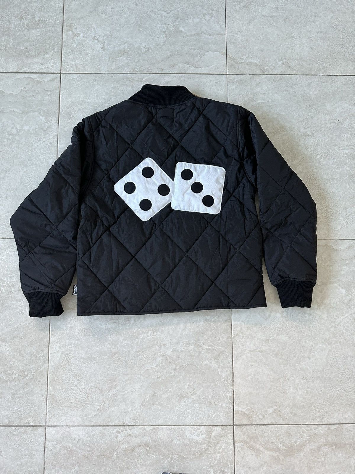 Stussy Stussy Dice Quilted Liner Bomber Jacket Size US S / EU 44-46 / 1 - 1 Thumbnail