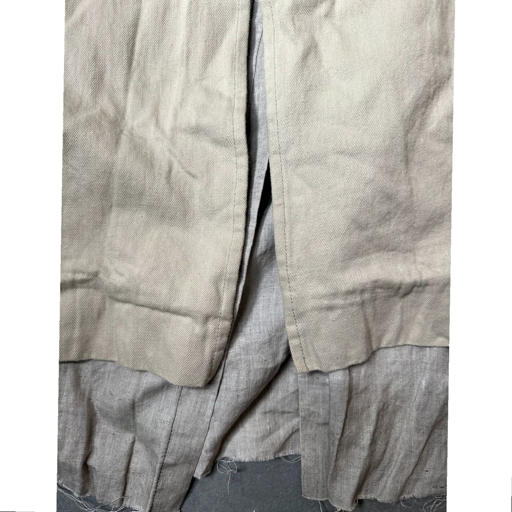 G-Star G-Star Raw Research GSRR Selvedge Dust Coat Womens Large D19098-C671-150 Beig e Overcoat Coat Linen Inner New title Size L / US 10 / IT 46 - 6 Thumbnail