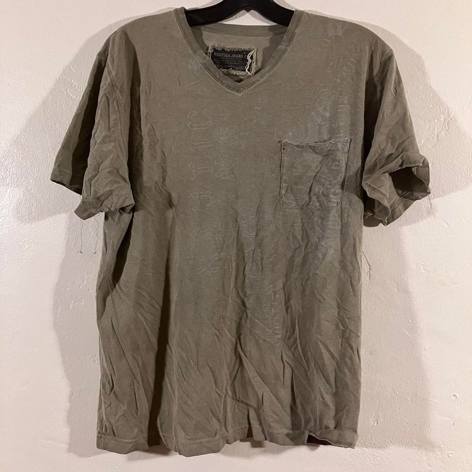 Nautica Nautica Jeans Co Y2K Distressed T-shirt Size US XL / EU 56 / 4 - 1 Thumbnail