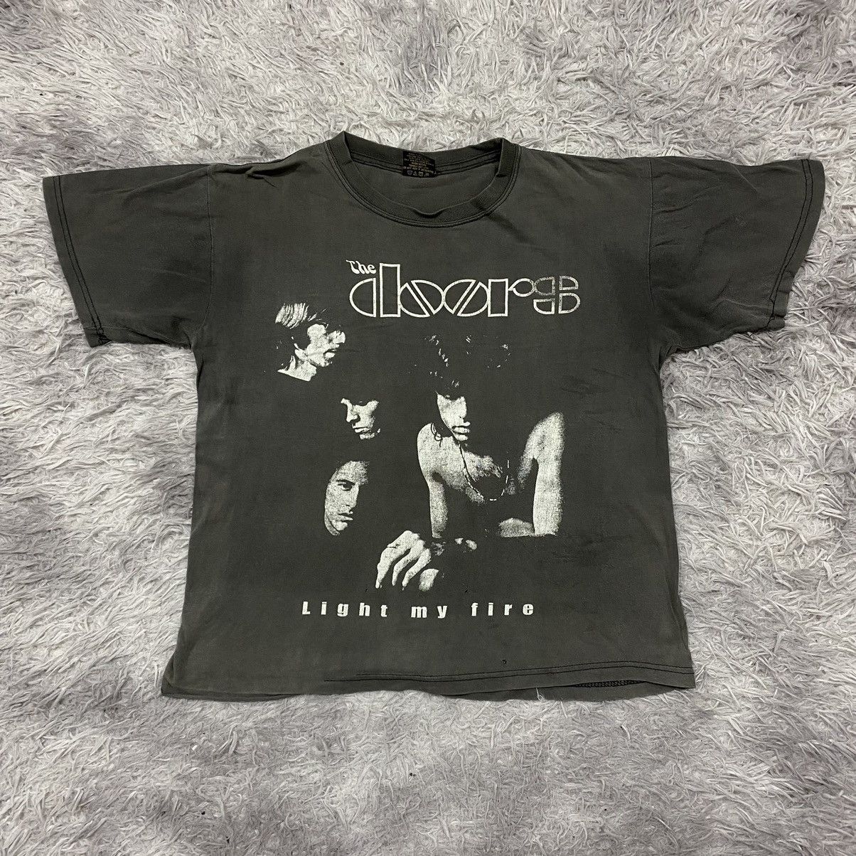 Band Tees × Vintage Vintage bootleg the doors light my life Size US M / EU 48-50 / 2 - 1 Thumbnail