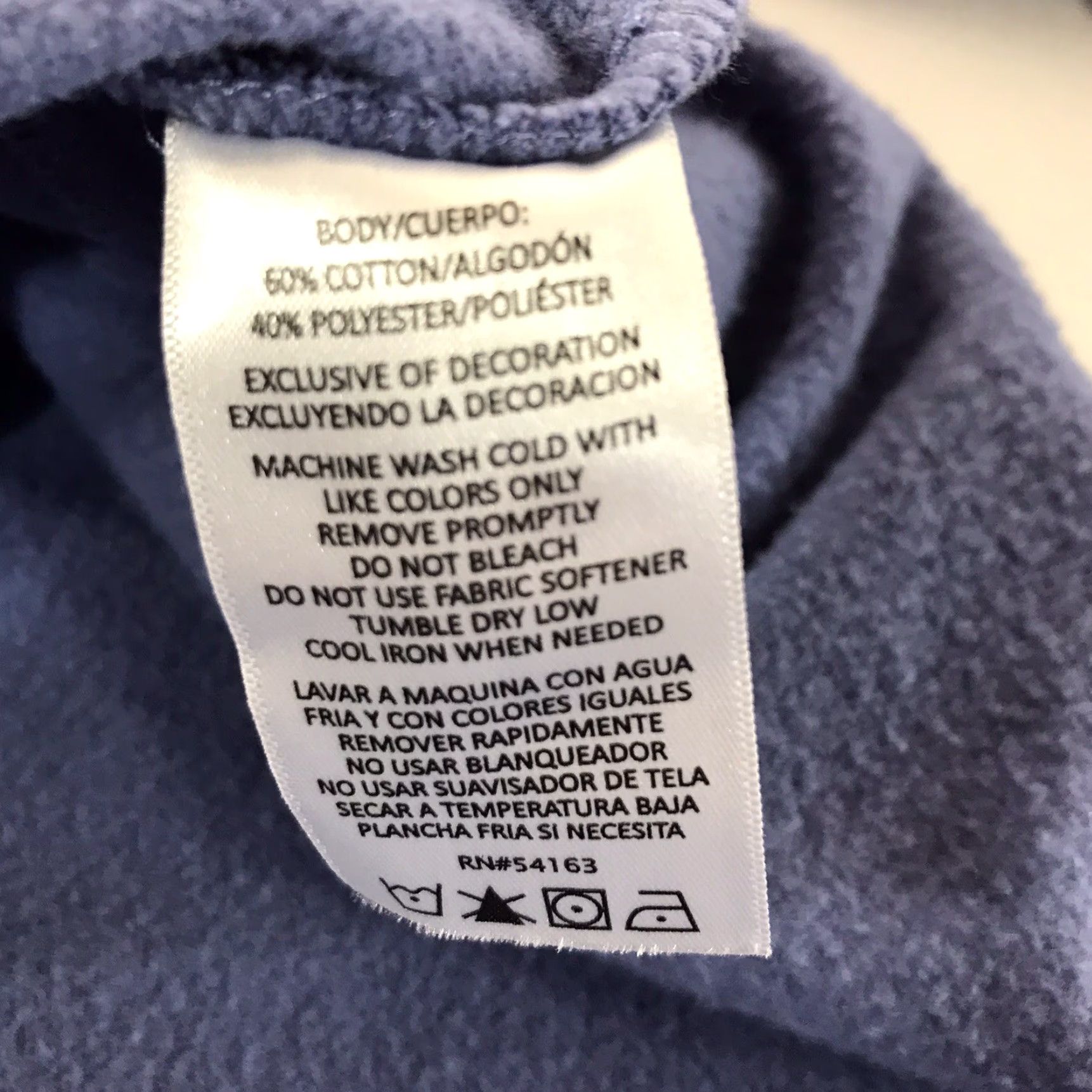 Calvin Klein VINTAGE Calvin Klein Hoodie Cropped Pullover Womens Plus 2X Blue Logo Casual Size XXL / US 16-18 / IT 52-54 - 4 Thumbnail