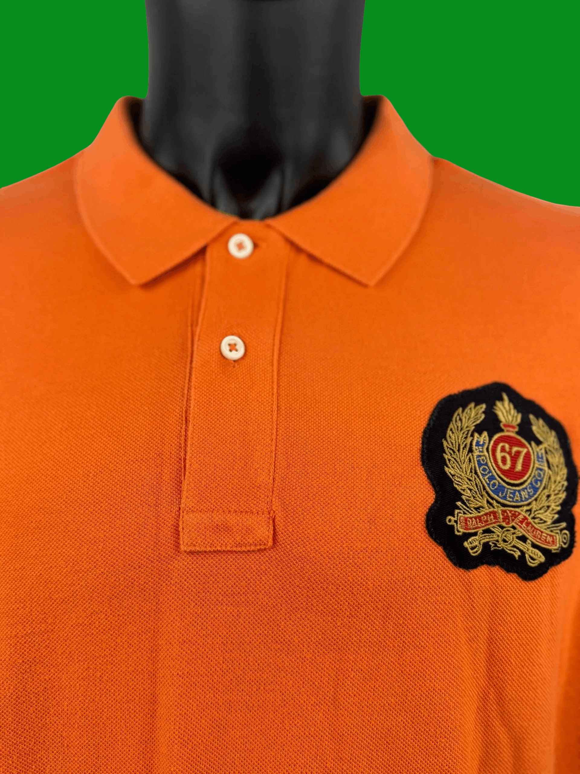 Polo Ralph Lauren VTG Polo Jeans Co. Ralph Lauren “67” Crest Polo Shirt Size US XXL / EU 58 / 5 - 3 Thumbnail