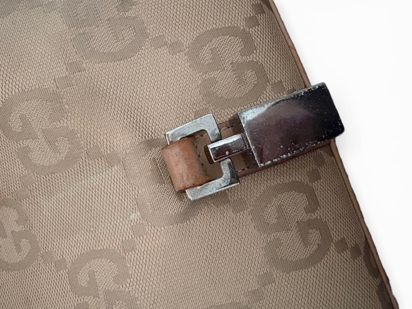 Gucci Gucci - Beige Monogram Canvas Shoulder Bag Size ONE SIZE - 7 Thumbnail