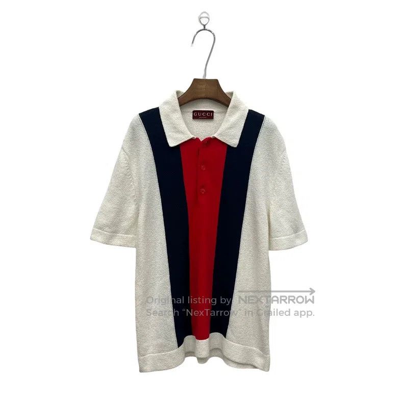 Gucci Gucci Striped knitted polo shirt Size US M / EU 48-50 / 2 - 2 Thumbnail