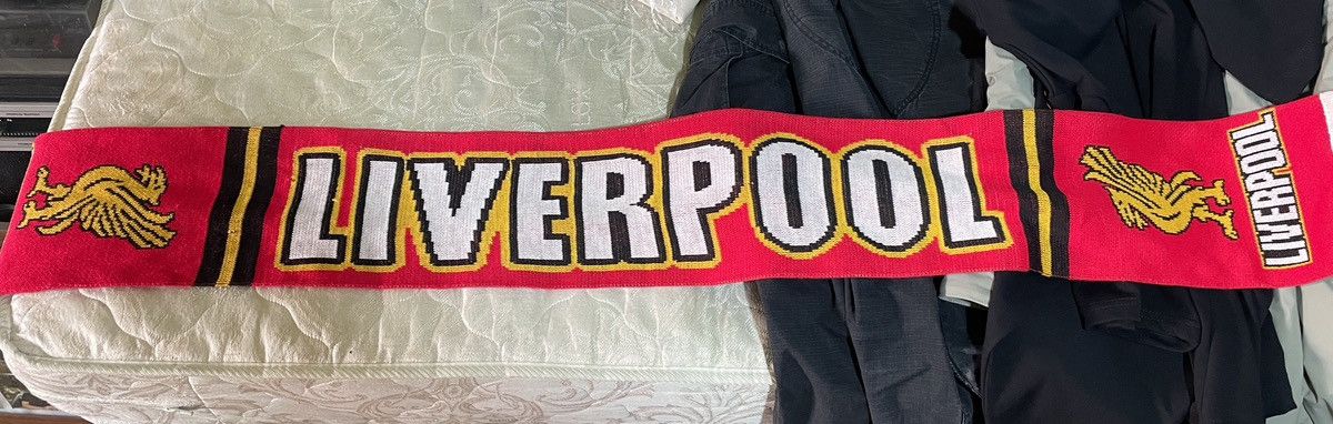 Other Vintage Liverpool Steven Gerrard #8 Football Soccer Scarf Size ONE SIZE - 4 Thumbnail