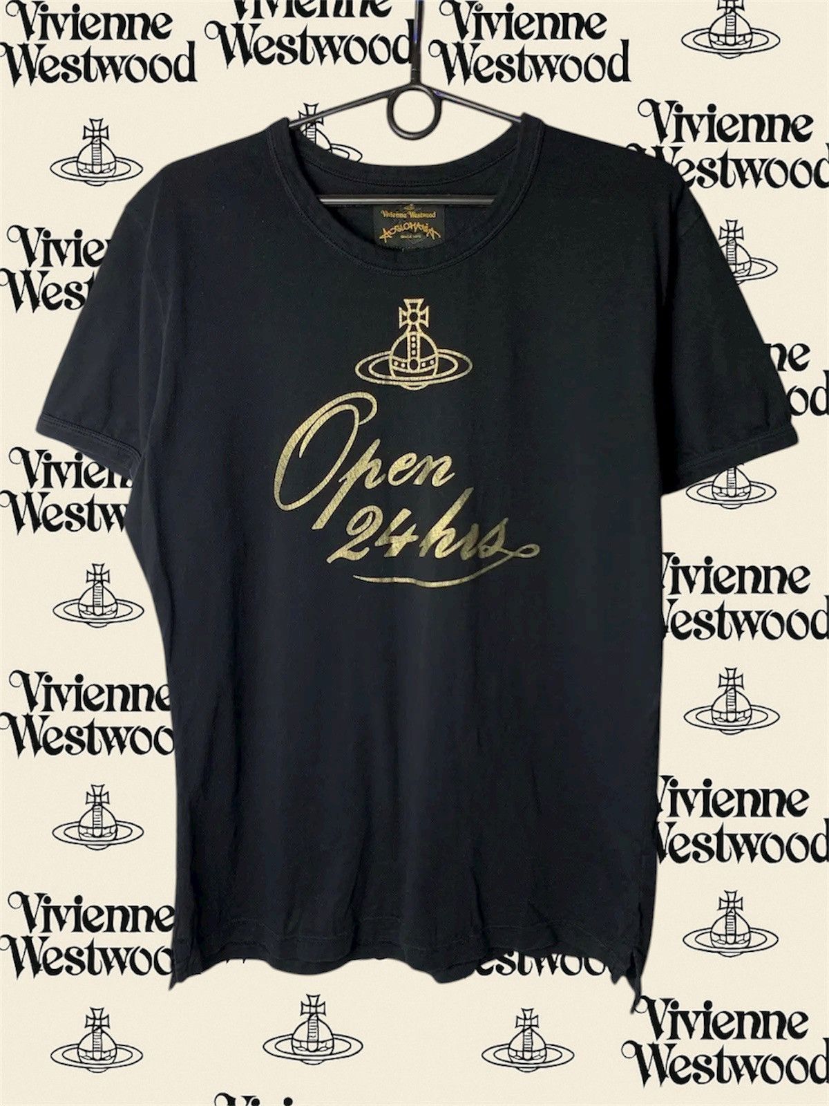 Vivienne Westwood Vivienne Westwood Big Logo Black Tee | Grailed