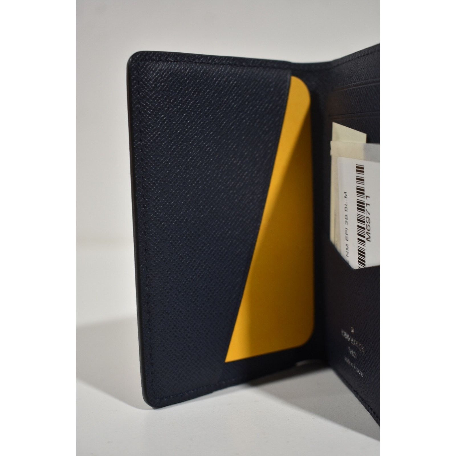 Louis Vuitton Louis Vuitton Leather Blue Stripe Pocket Organizer Wallet Size ONE SIZE - 9 Thumbnail