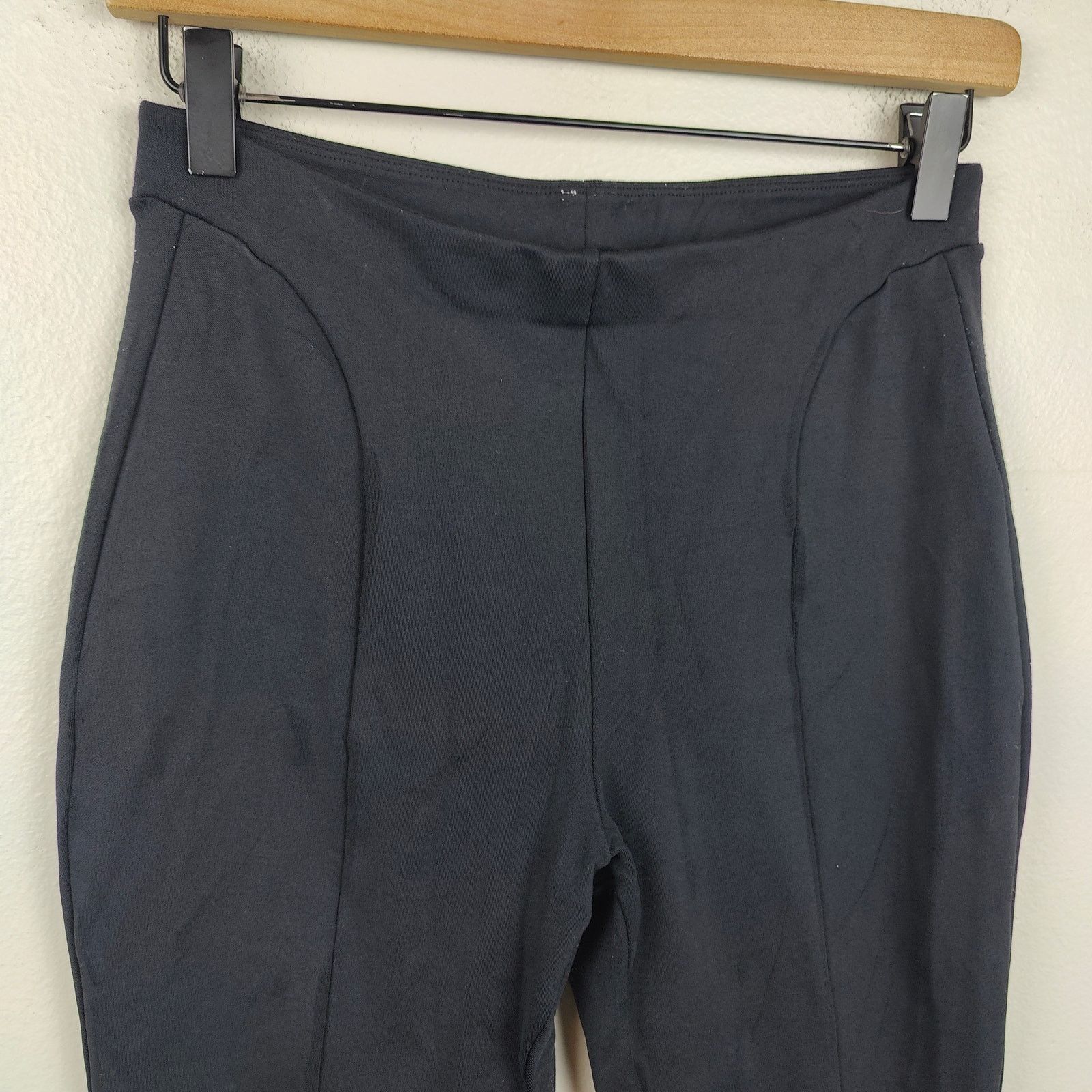 Alo Alo Yoga High Waist Zip It Flare Leggings Women Medium Black Size 29" - 2 Thumbnail