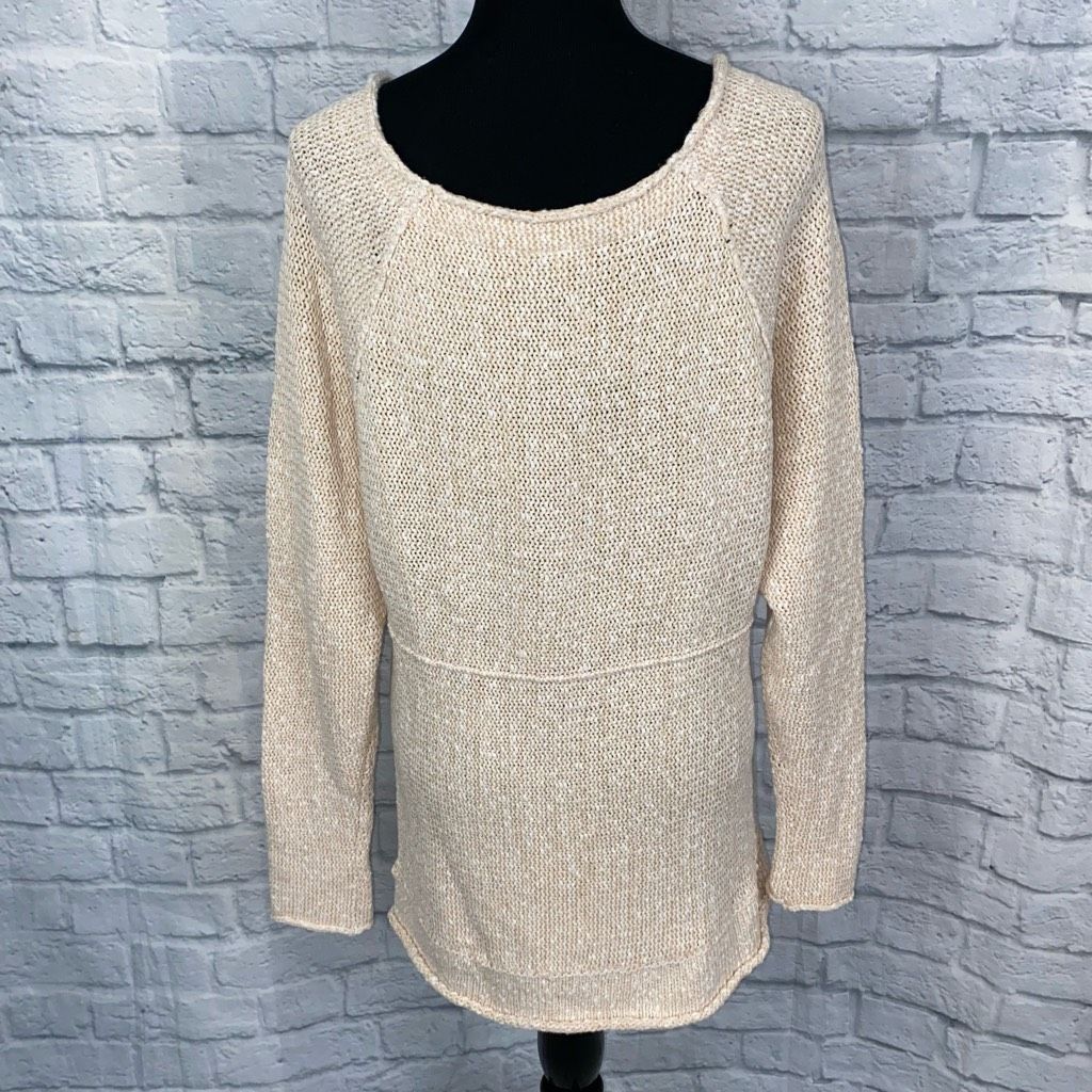 Free People Free people scoopneck scoopback Longsleeve knit sweater sz S Size S / US 4 / IT 40 - 8 Thumbnail