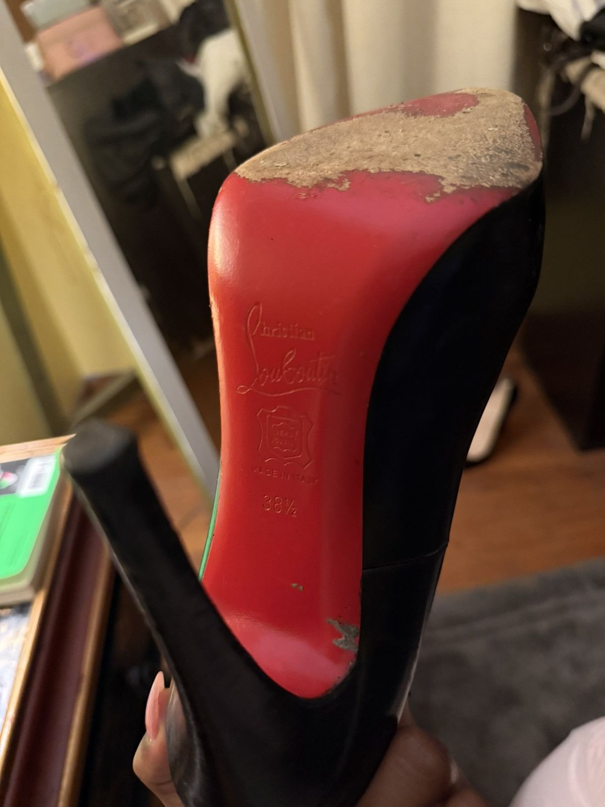 Christian Louboutin Leather Louboutin Pumps Size US 8.5 / IT 38.5 - 4 Thumbnail