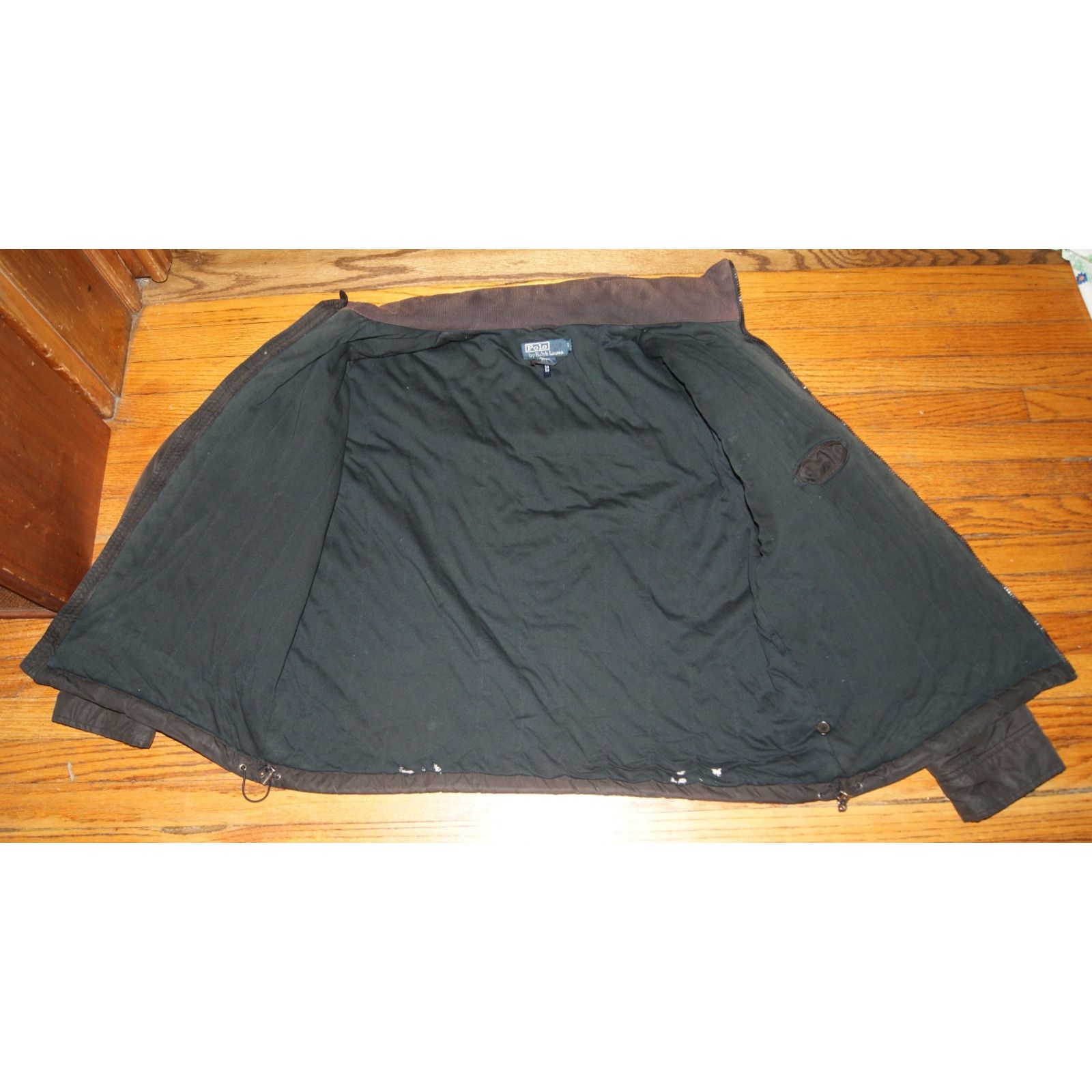 Polo Ralph Lauren VTG Polo Ralph Lauren Mens XL Bomber Coat Calf Leather Trim Size US XL / EU 56 / 4 - 11 Thumbnail