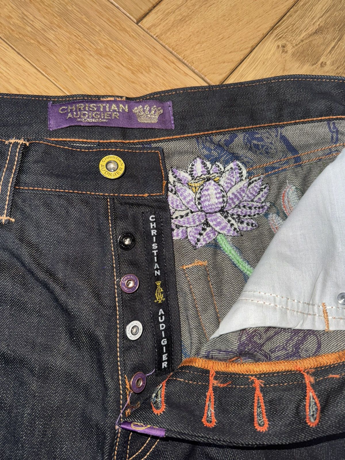 Christian Audigier pant christian audigier Size US 36 / EU 52 - 13 Thumbnail