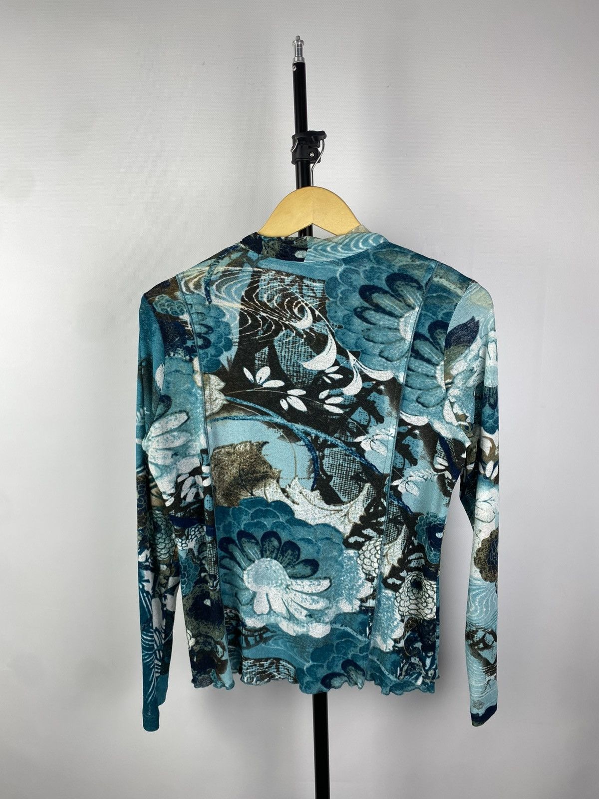 Designer × Japanese Brand × Vintage Save The Queen Jean Paul Gaultier Style Mesh Blouses Size M / US 6-8 / IT 42-44 - 4 Thumbnail