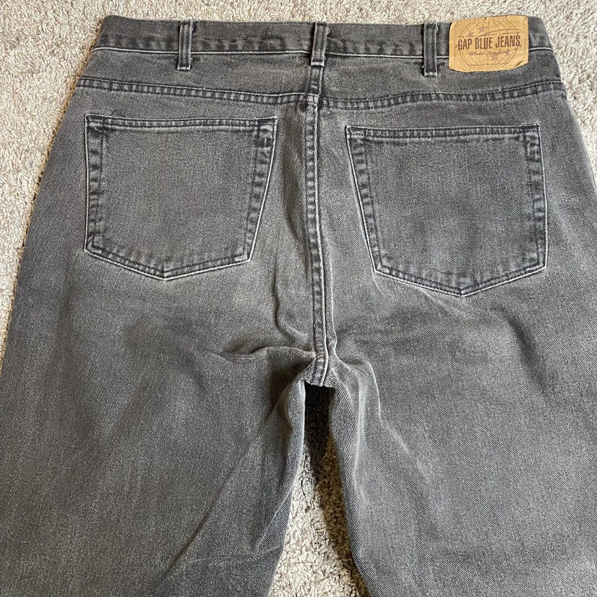 Gap Vintage GAP Denim Jeans 36x30 Easy Fit Black Dark Wash Size US 36 / EU 52 - 2 Thumbnail