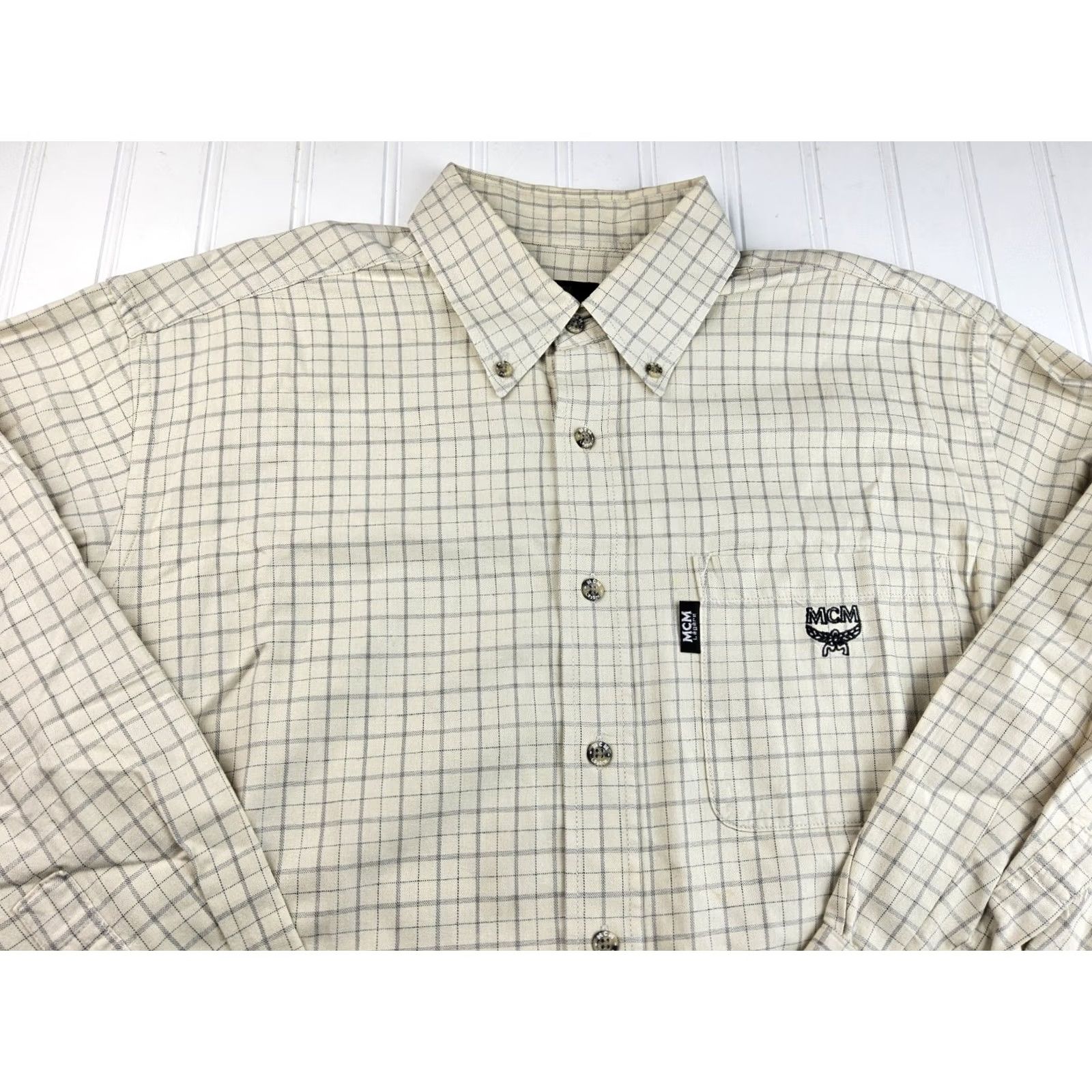 MCM MCM Shirt Men's Long Sleeve Button-Up Size M Multicolor Size US M / EU 48-50 / 2 - 3 Thumbnail