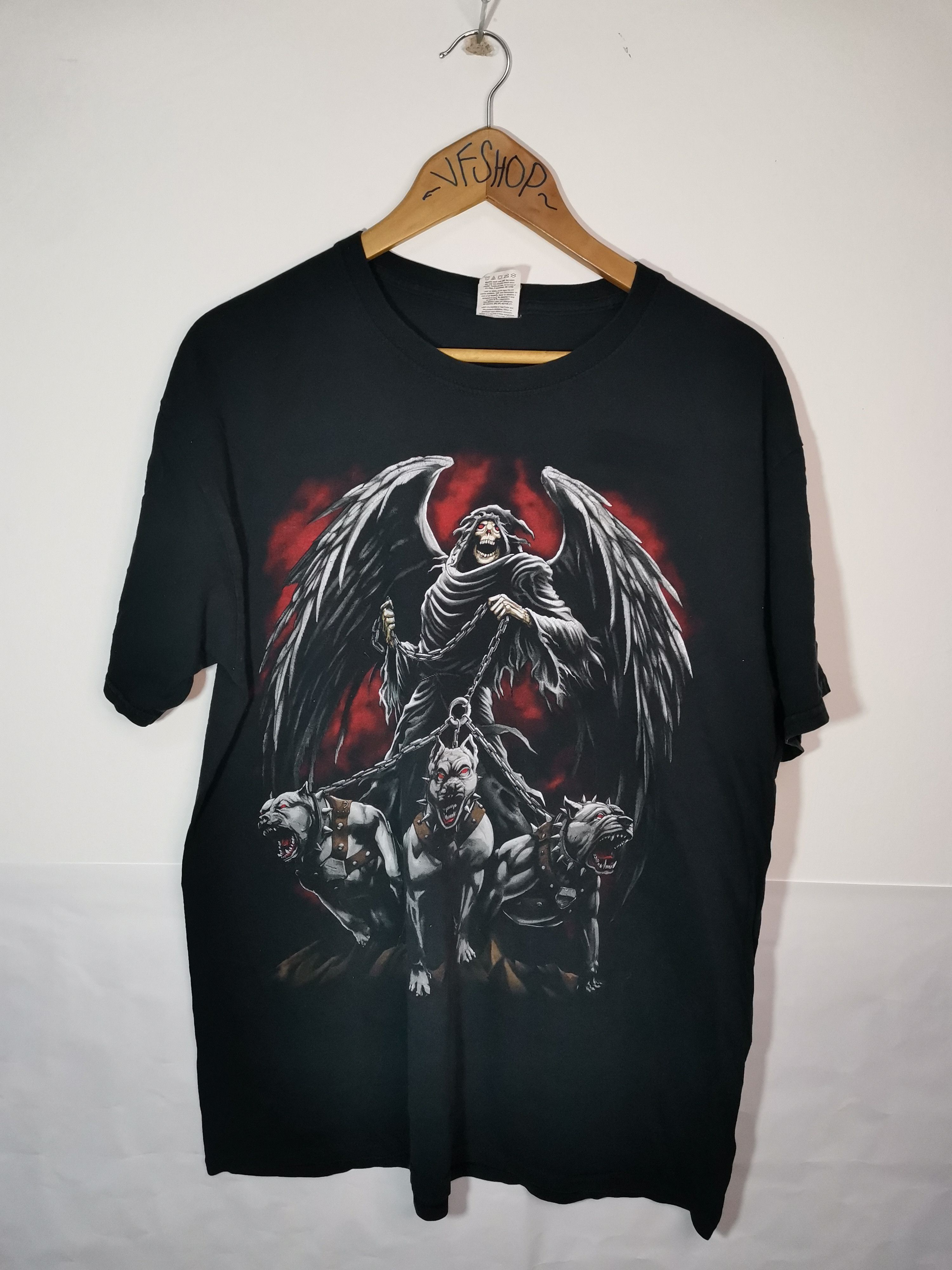 Fruit Of The Loom Vintage Death Angel Tshirt Size US L / EU 52-54 / 3 - 2 Thumbnail