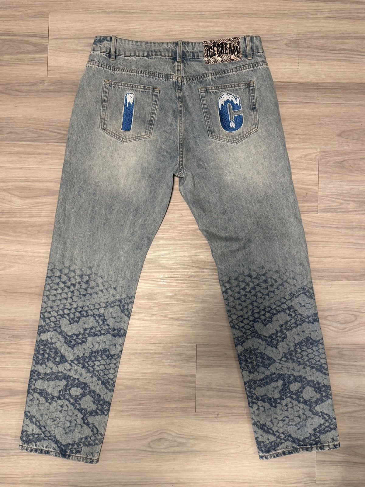 Icecream ICECREAM Snake Print Denim Jeans Size US 34 / EU 50 - 5 Thumbnail