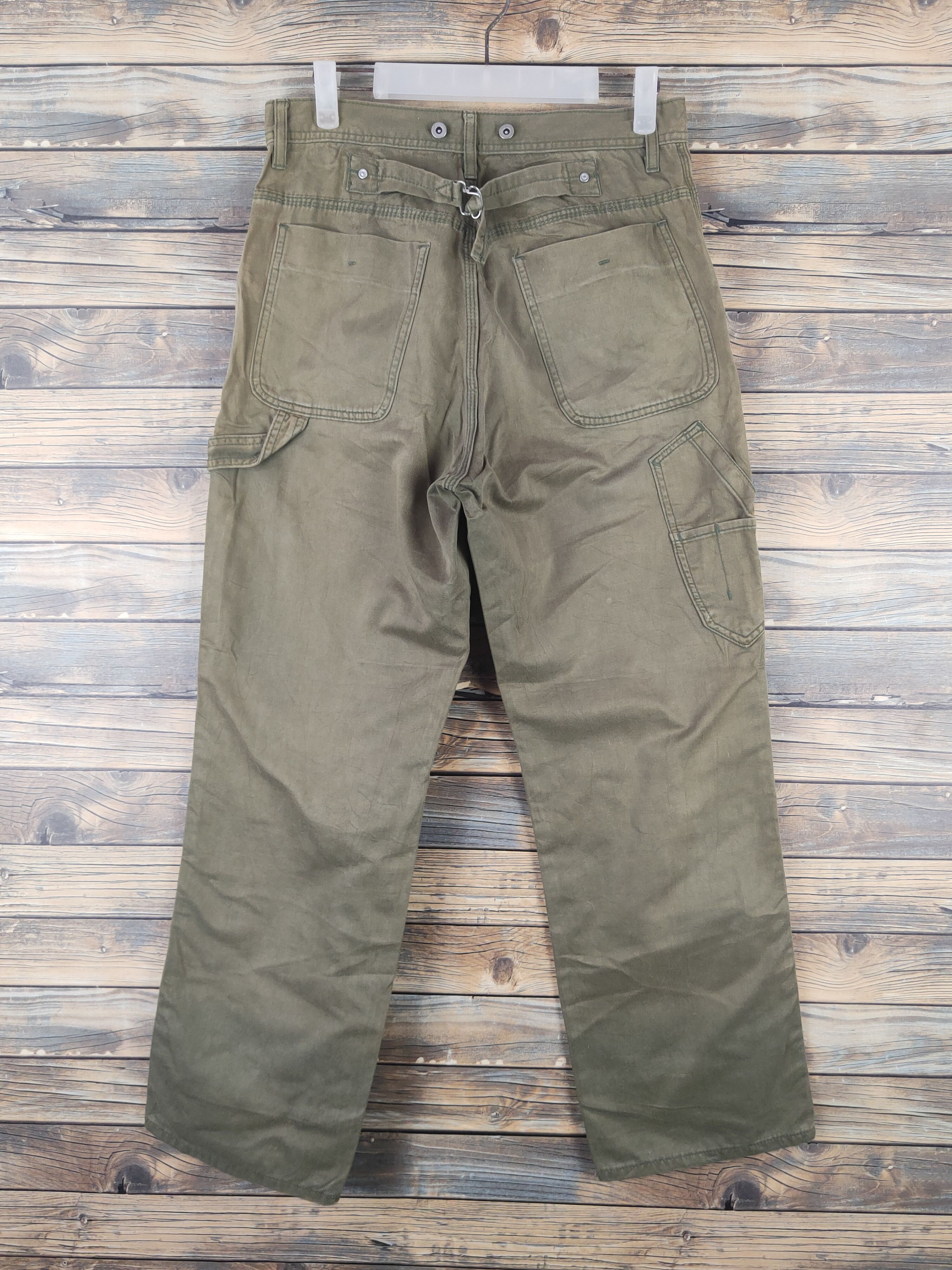 RAGEBLUE DL Rageblue Olive Faded Multipocket Cargo Pants #46-255T Size US 29 - 7 Thumbnail