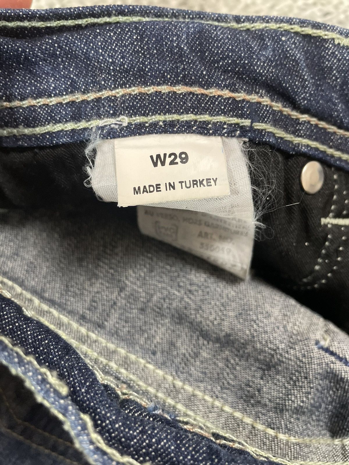 Evisu Evisu x Puma vintage navy skirt black seagulls Y2K Size 29" - 7 Thumbnail