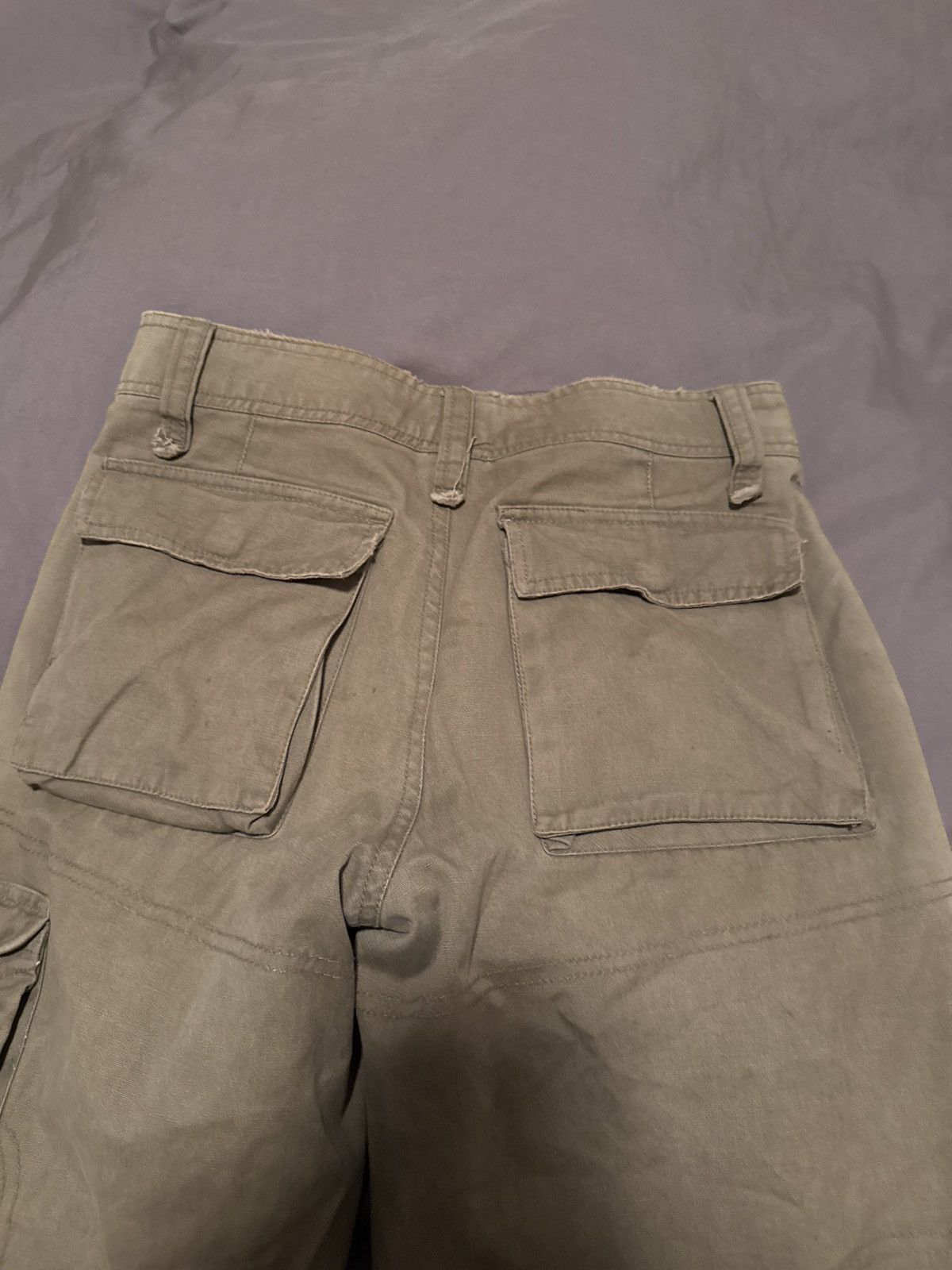 Abercrombie & Fitch × Vintage Abercrombie & Fitch 6oz Airborne Cargo Fatigues Size US 29 - 4 Thumbnail