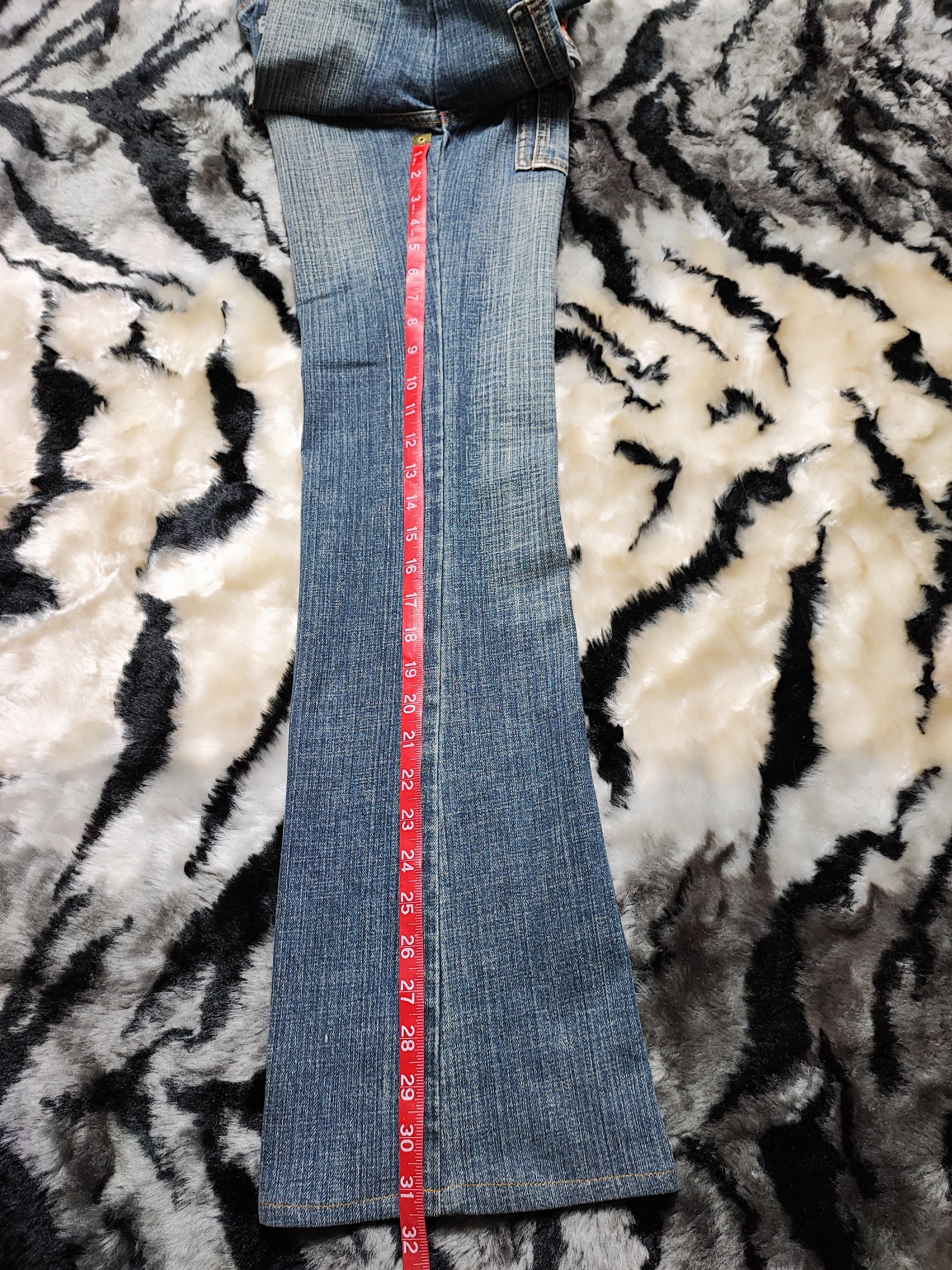 Hysteric Glamour Flare Bush Pants Jeans Camel Road Mud Rusty Bootcut Size US 27 - 13 Thumbnail