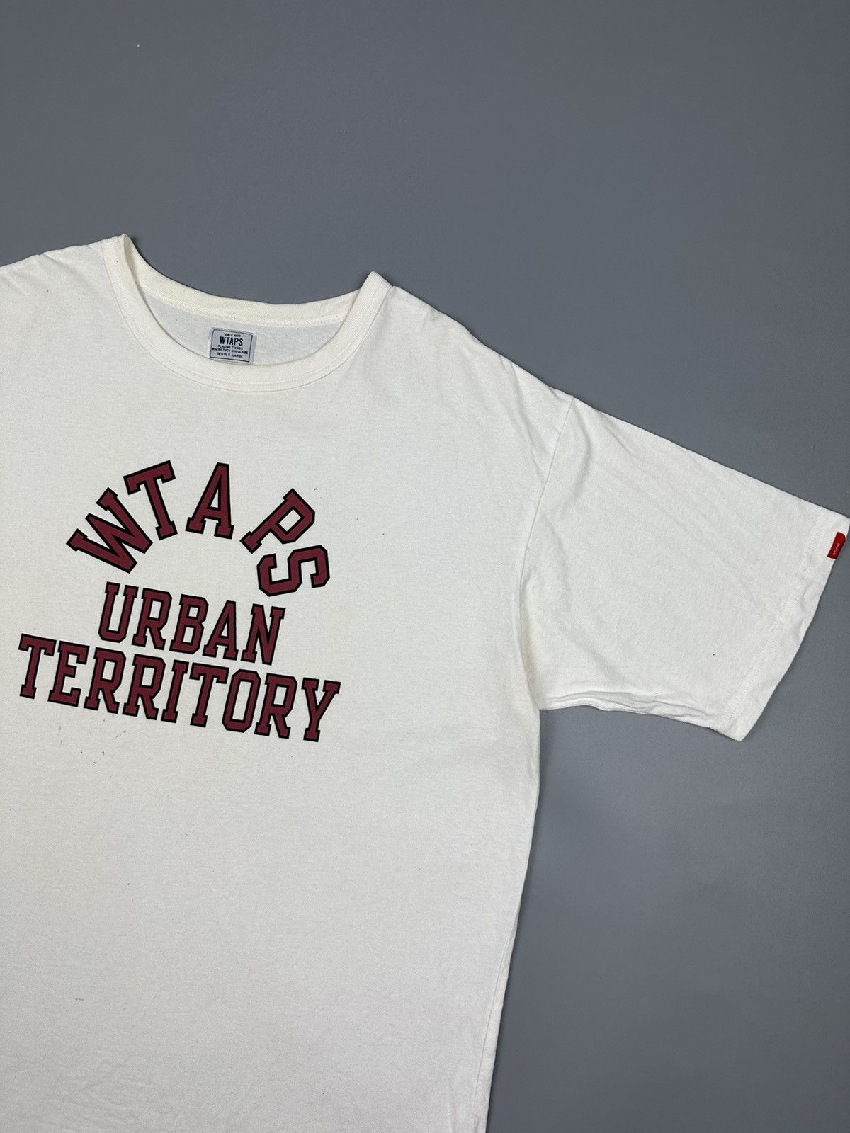 Wtaps Wtaps Urban Territory Center Spell Out Tee Size US XL / EU 56 / 4 - 4 Thumbnail