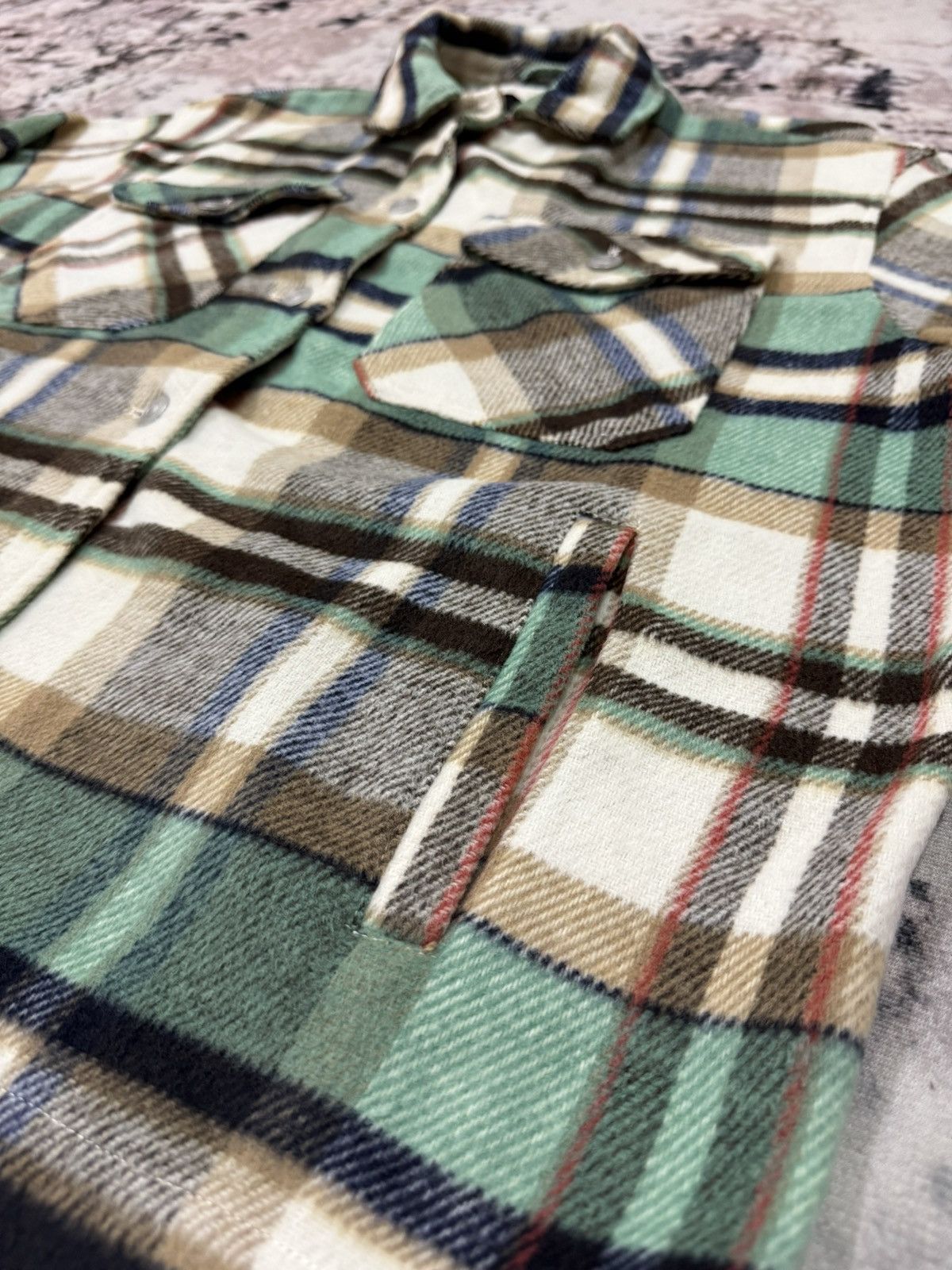 Designer × Japanese Brand × Zara Zara Plaid Flannel Button Up Baggy Jacket Size L / US 10 / IT 46 - 4 Thumbnail