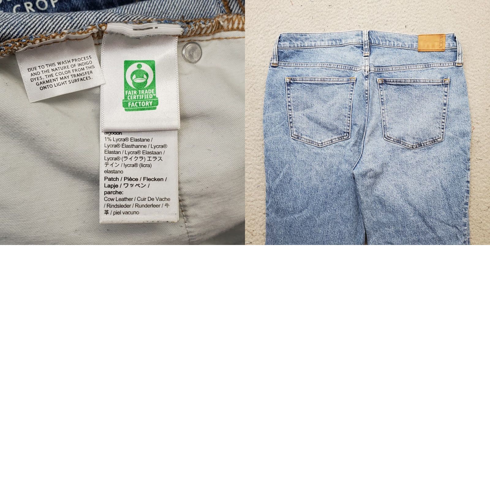 J.Crew J.Crew Womens Jeans Boot Crop Denim Medium Wash Blue 30 Frayed Hem Comfort Regular Size 30 Womens Size 30" / US 8 / IT 44 - 8 Thumbnail