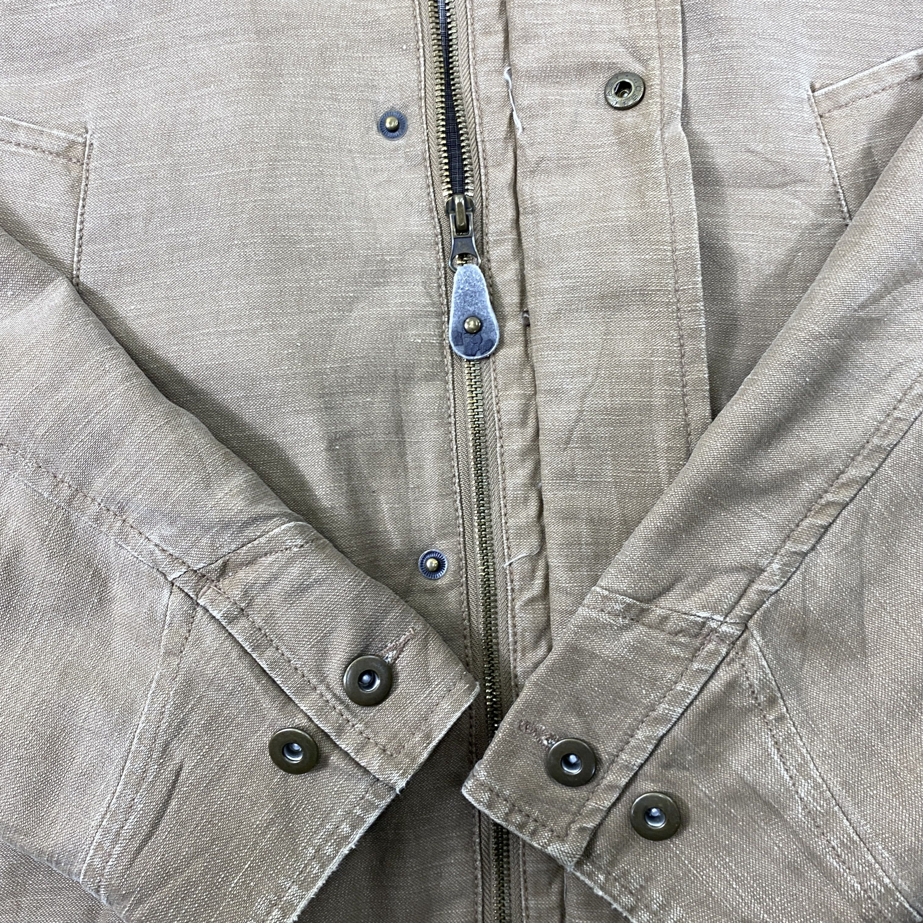 Japanese Brand Fourseason Zipper Multi Pocket Hoodie Jacket -J186 Size US M / EU 48-50 / 2 - 7 Thumbnail