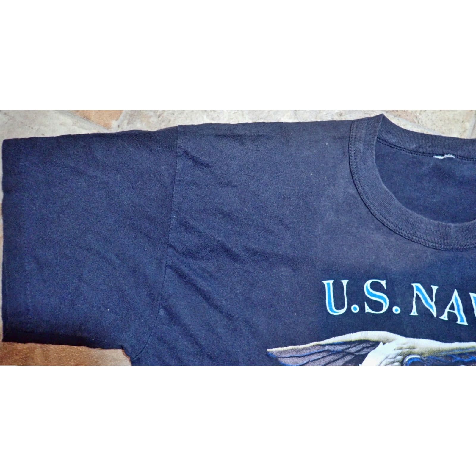 Vintage VINTAGE 1980s US Navy SEALS My Life For Freedom Cotton Blend Graphic T-Shirt Mens Large L Navy Frogmen Decade Military Men's Size US L / EU 52-54 / 3 - 5 Thumbnail