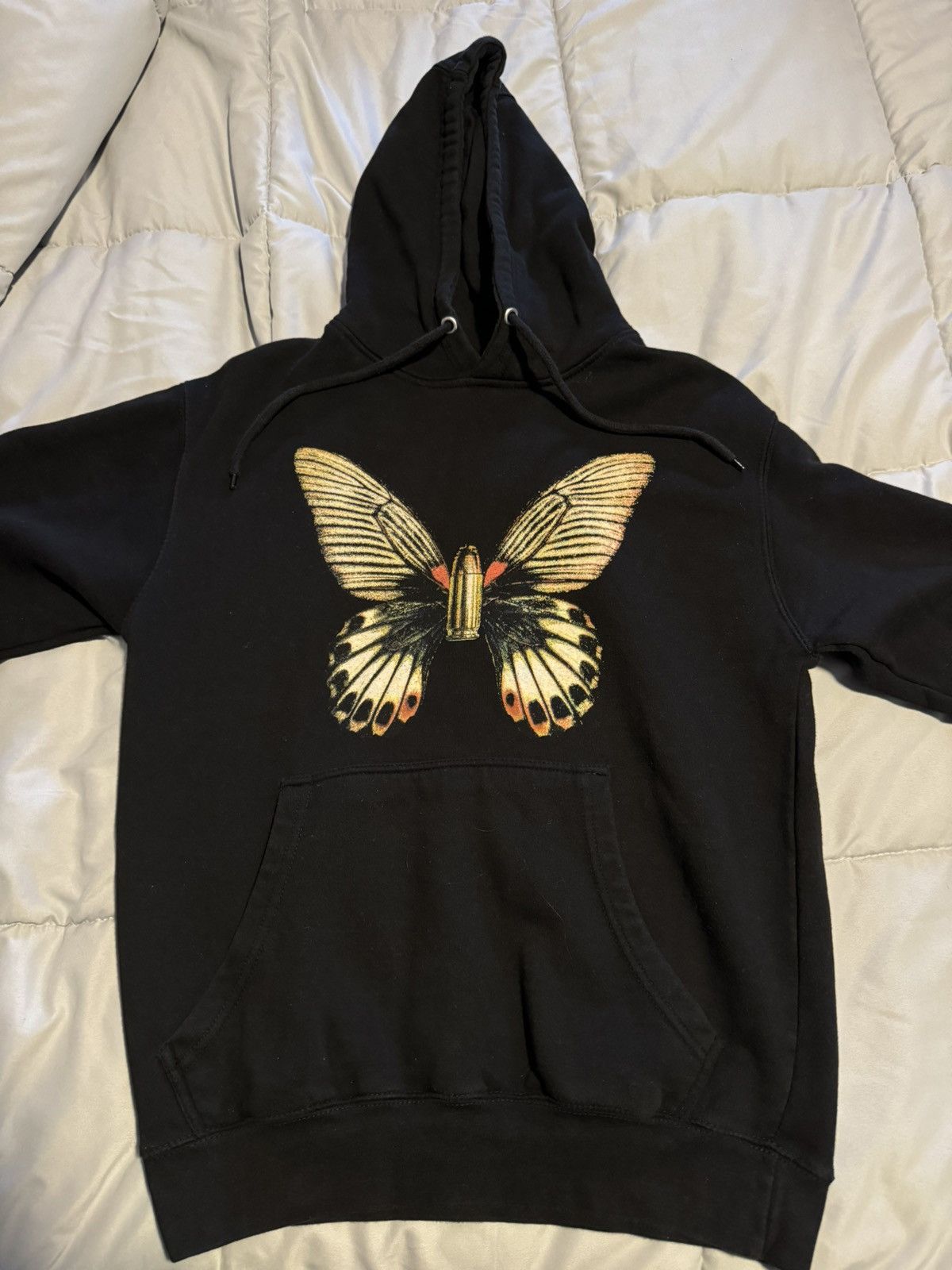 21 Savage 21 savage black bullet butterfly hoodie Size US M / EU 48-50 / 2 - 1 Thumbnail