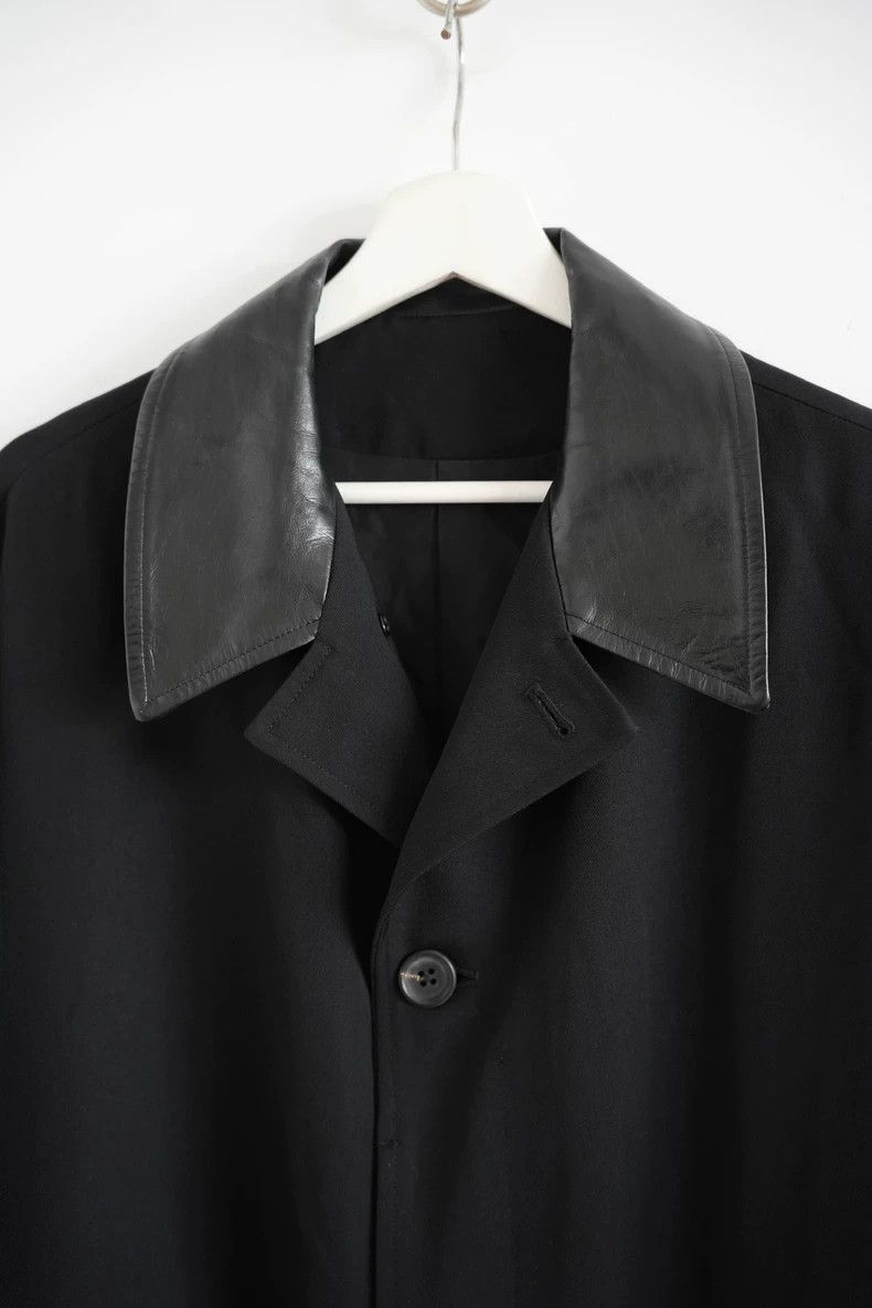 Yohji Yamamoto Yohji Yamamoto 96aw leather collar and horn button coat 250 Size US M / EU 48-50 / 2 - 3 Thumbnail